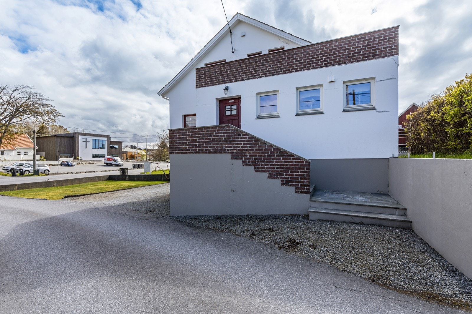 Inngangspartiet til hovedetasjen. Galleribilde