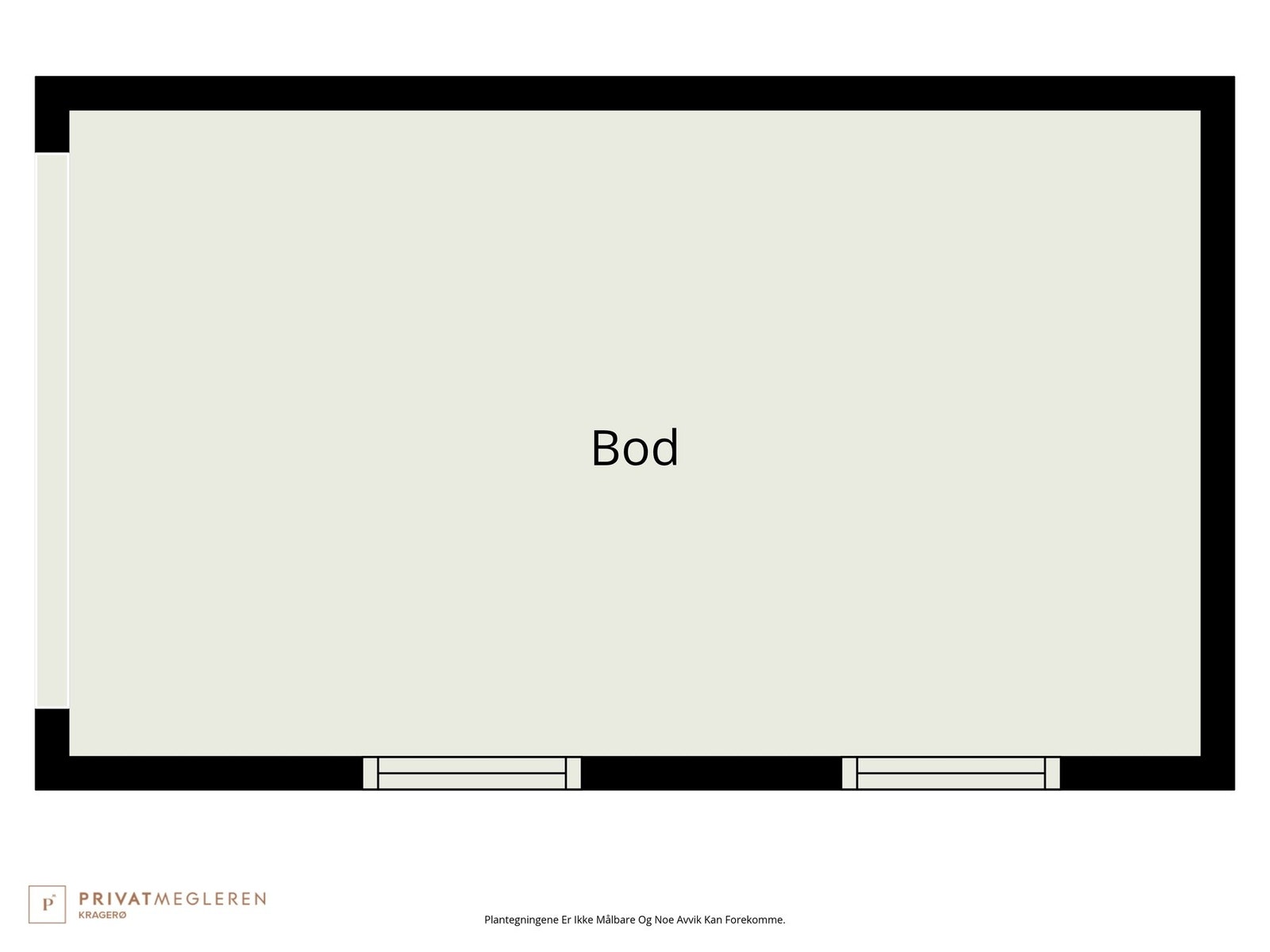 Plantegning bod Galleribilde