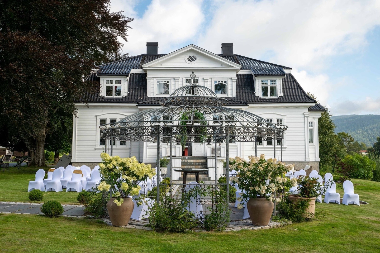 Selgers bilde fra bryllup. Galleribilde