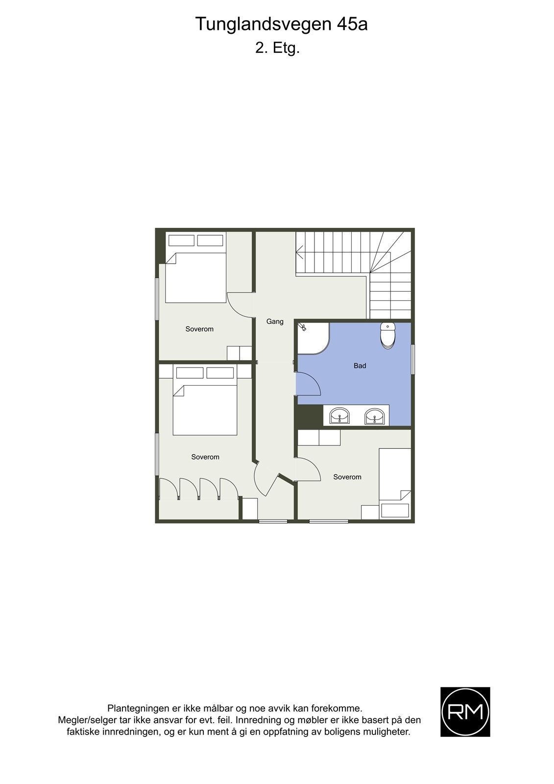 Plantegning 2. etasje Galleribilde