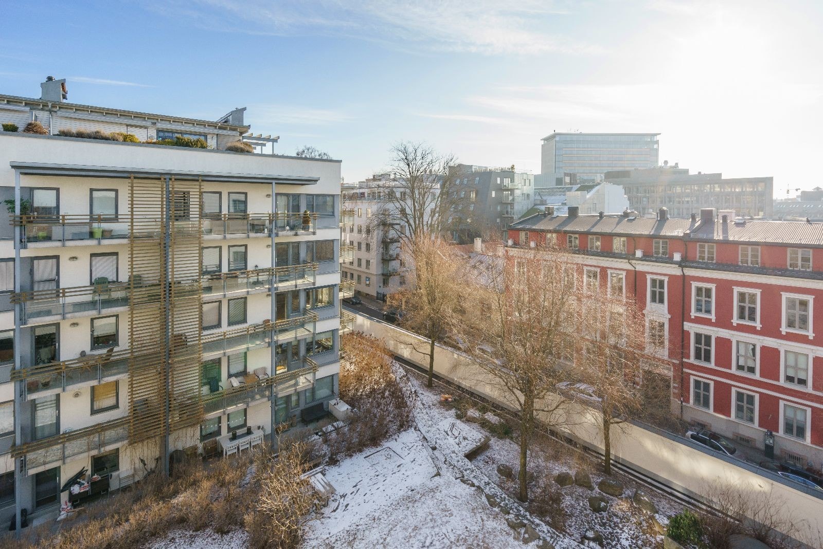Utsikt fra fransk balkong Galleribilde