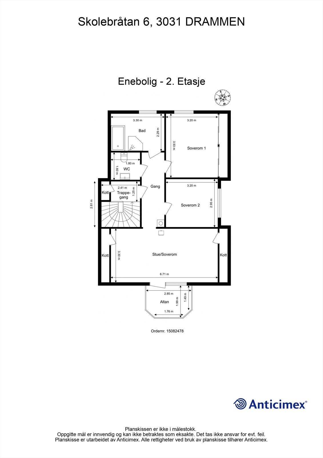 Plantegning - 2. etasje Galleribilde