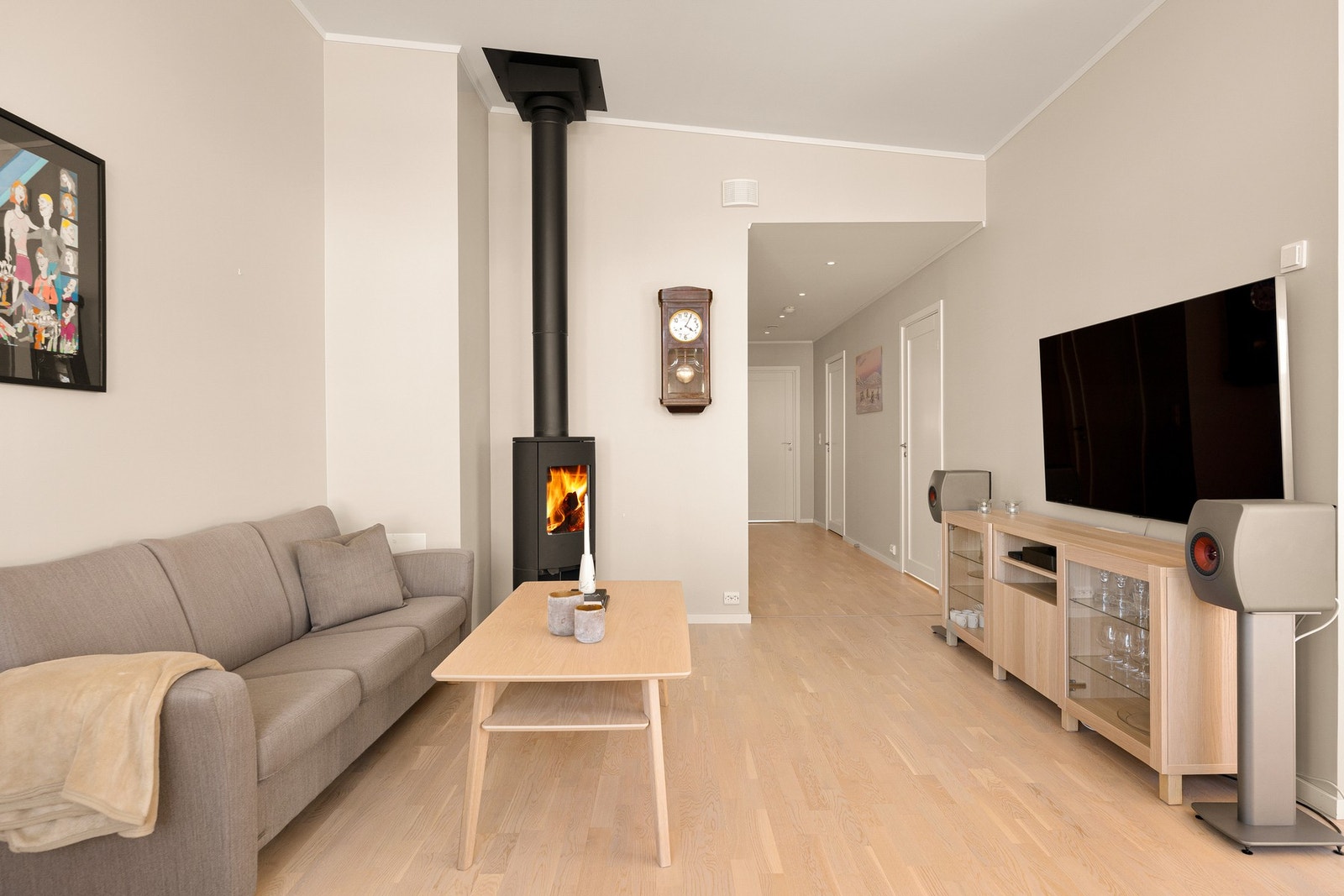 Boligen har balansert ventilasjon, noe som gir et godt inneklima. Galleribilde