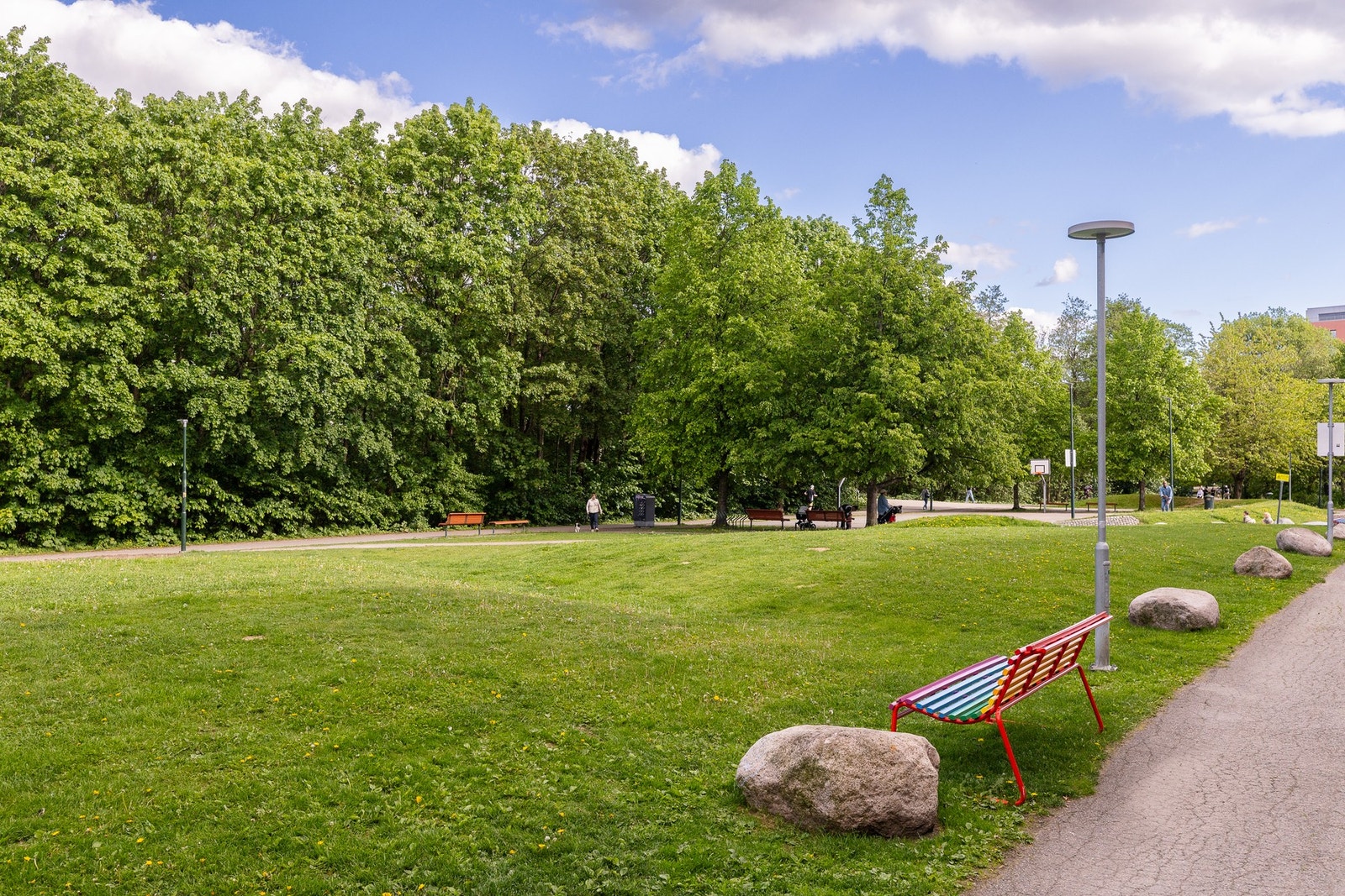 Fine tur- og sykkelstier langs Akerselva. Galleribilde