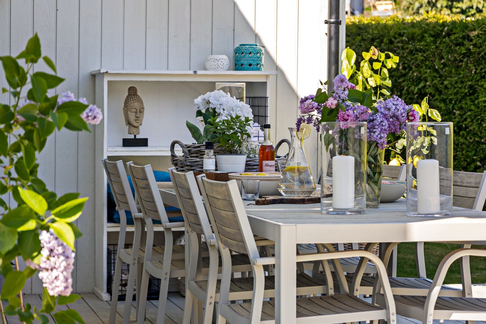 Detalj, sommerstemning Galleribilde