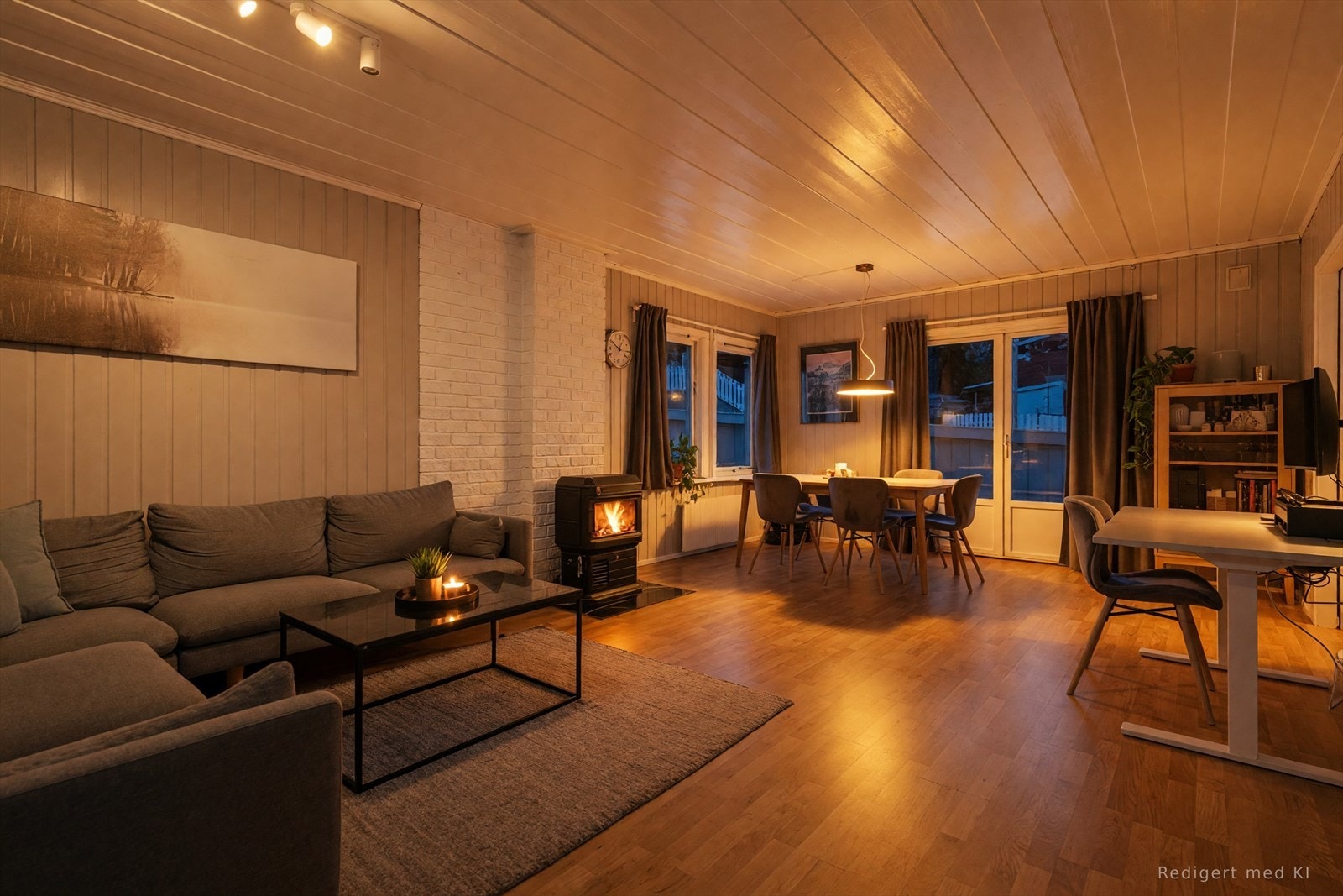 Stor stue med god møbleringsfrihet. Galleribilde