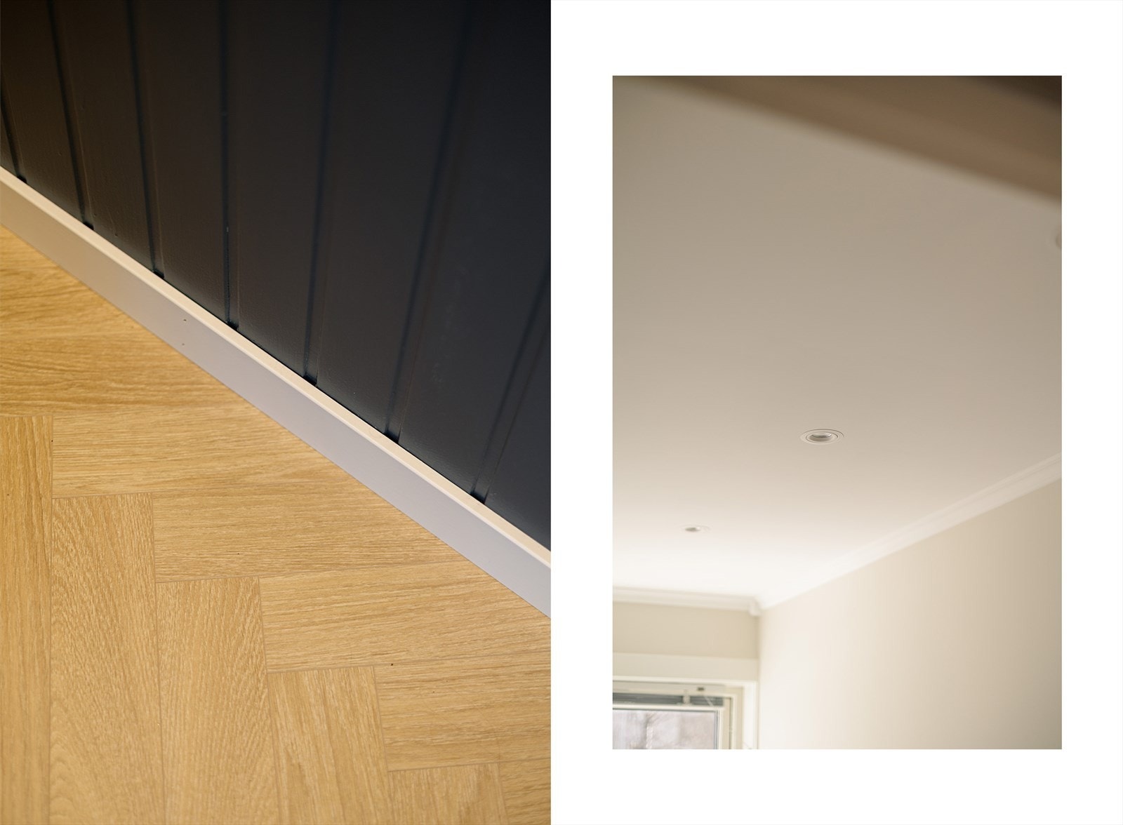 Her er det oppgradert med fiskebeinsgulv og downlights i himlingen. Ekslusive detaljer som gir et unikt preg. Galleribilde