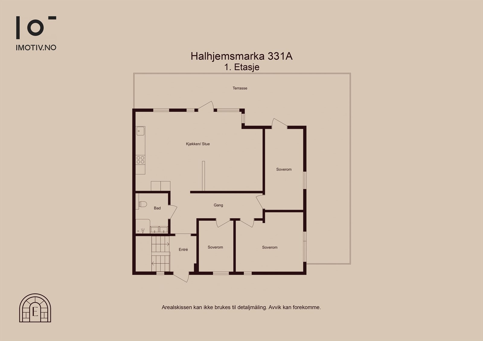 - Plantegning hovedetasje - Galleribilde