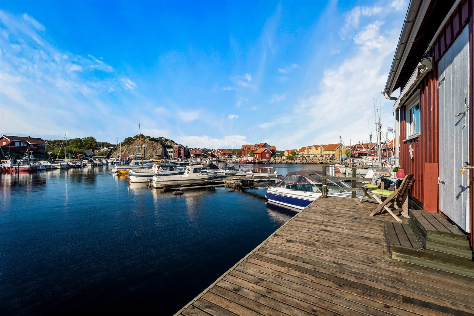 Bryggen på cirka 21 kvadratmeter ble forsterket i 2017. Galleribilde