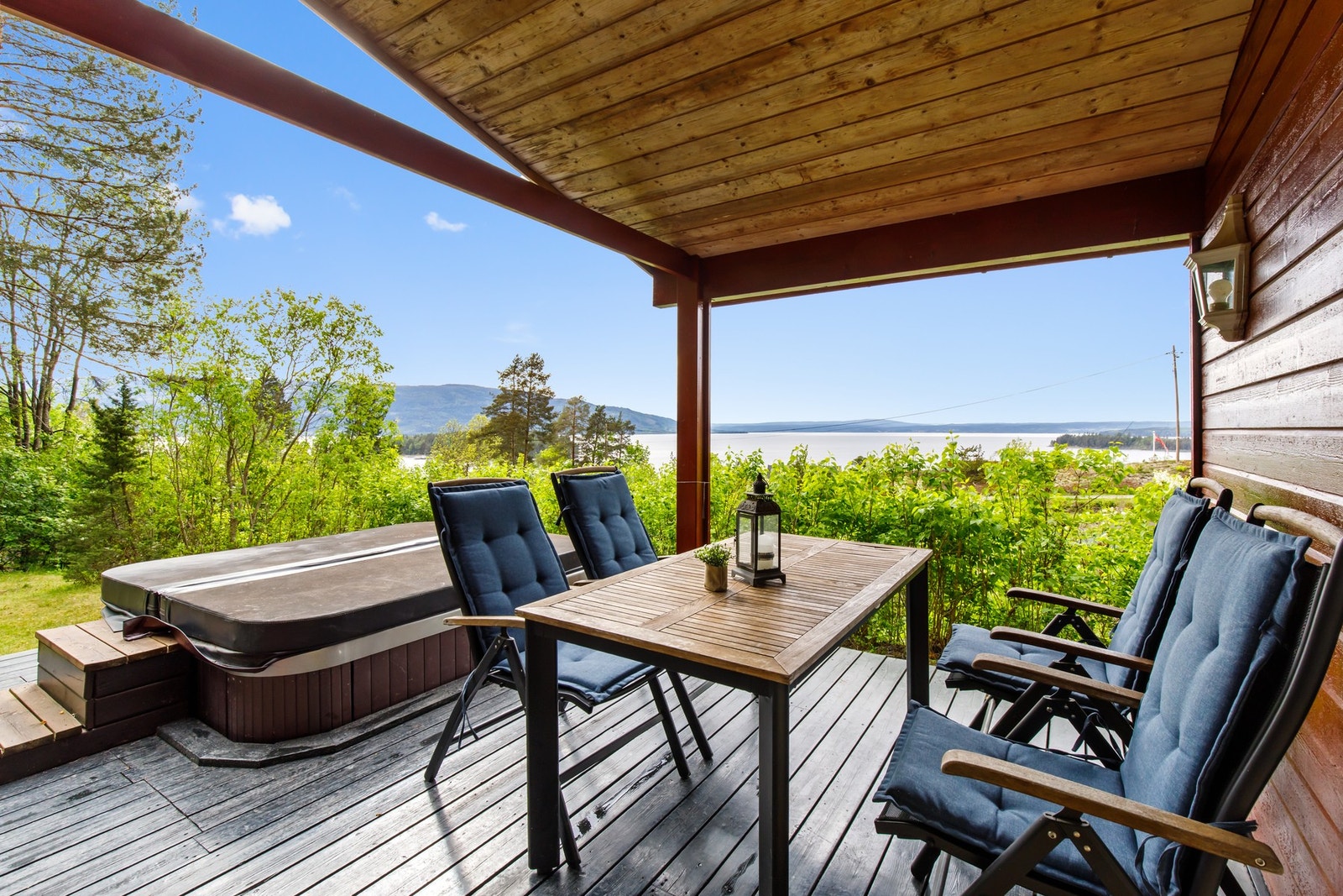 Overbygd terrasse Galleribilde