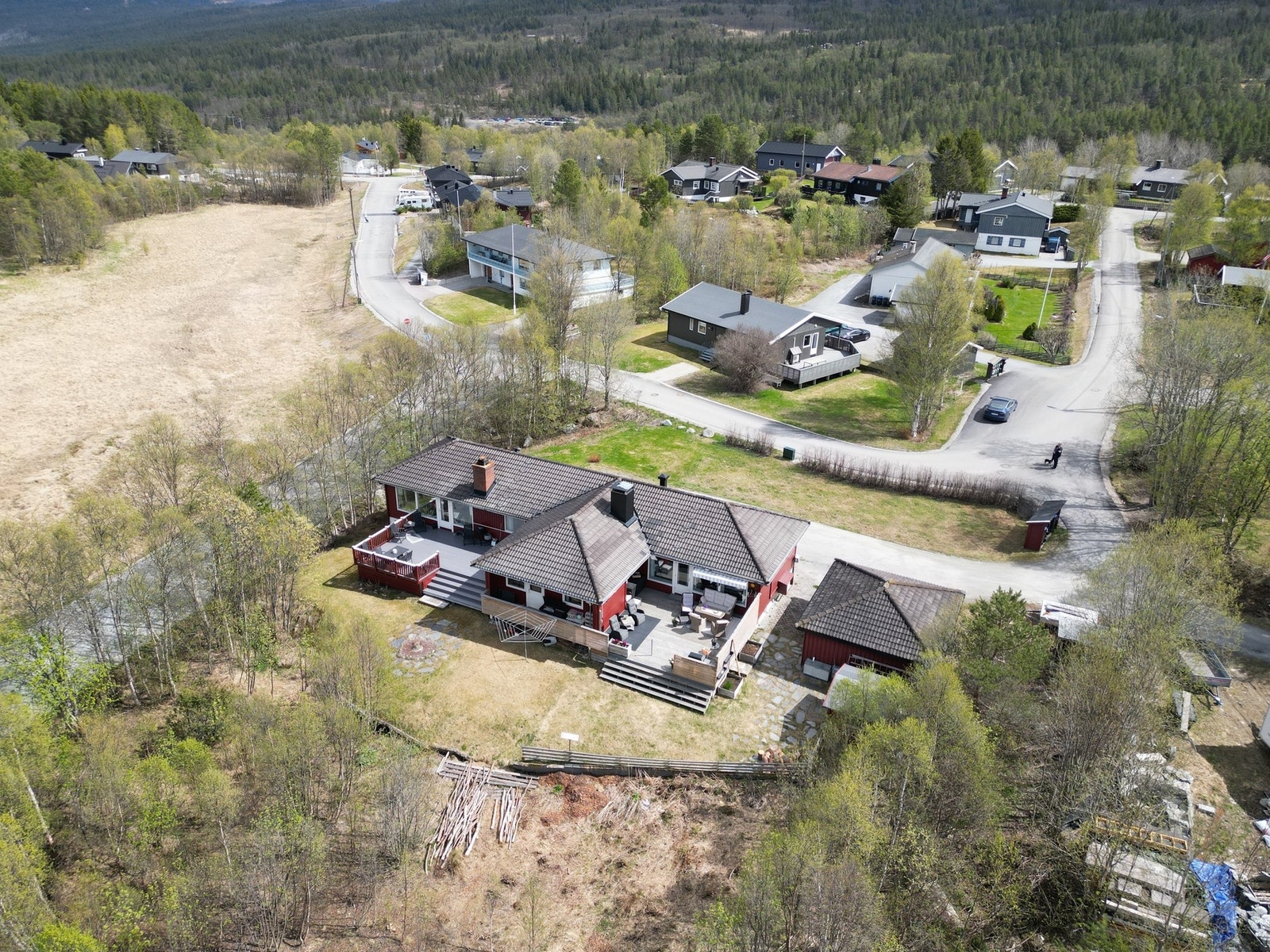 Det er ca. 20 min gange til Geilo sentrum. Galleribilde