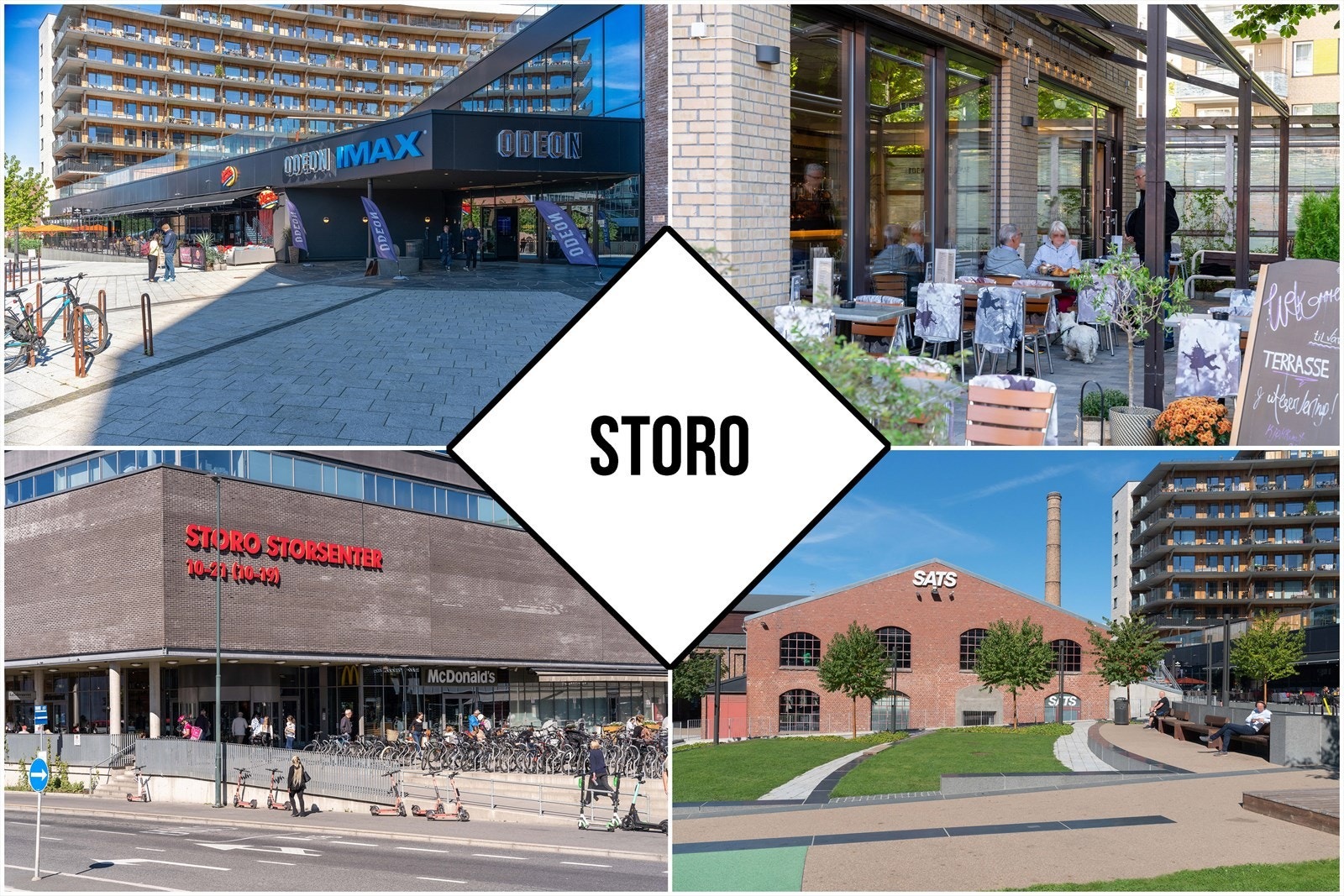 Med et godt kollektivtilbud er du på Storo/Nydalen på under 10 minutter fra leiligheten. Galleribilde