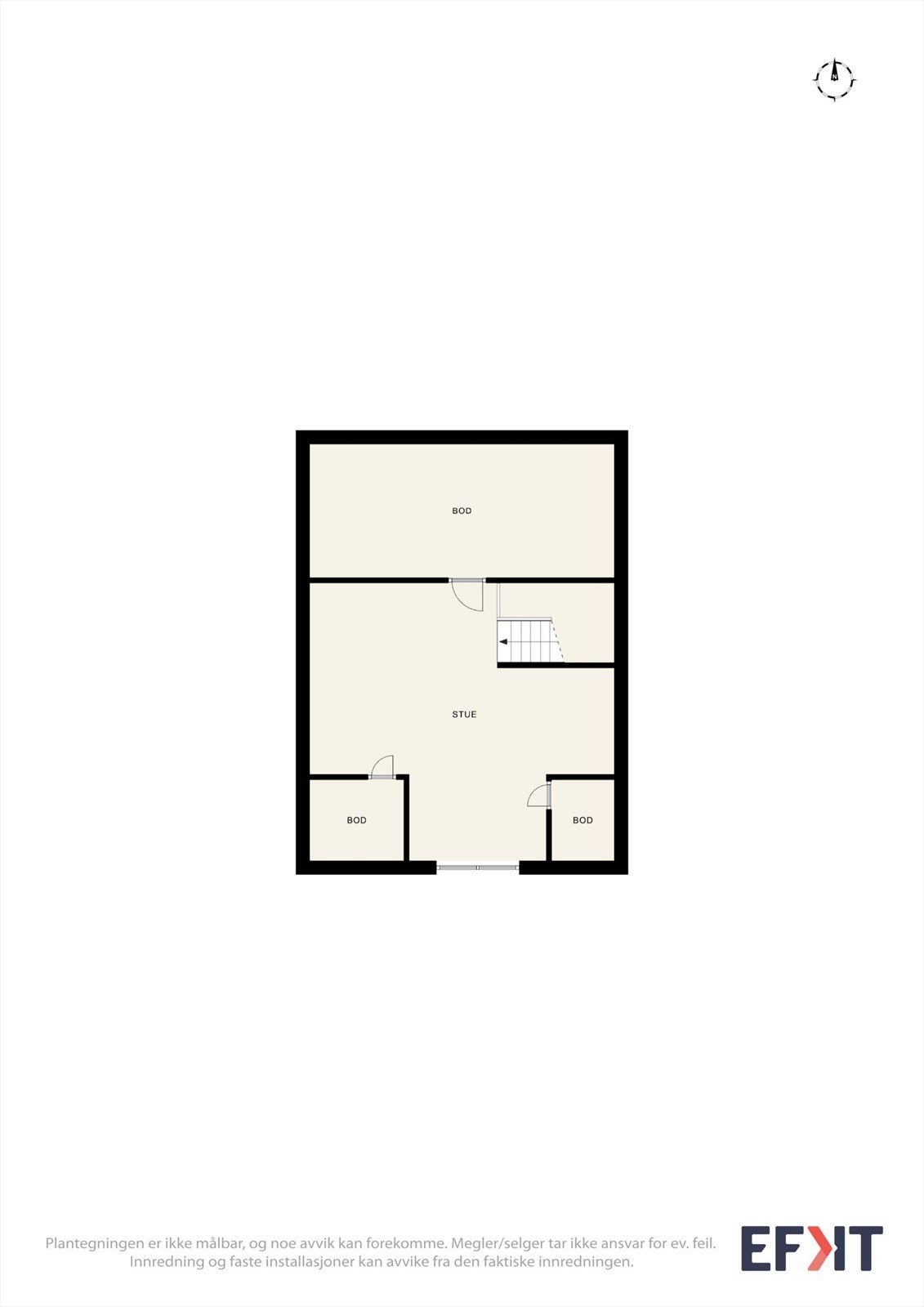 Plantegning - Loft Galleribilde