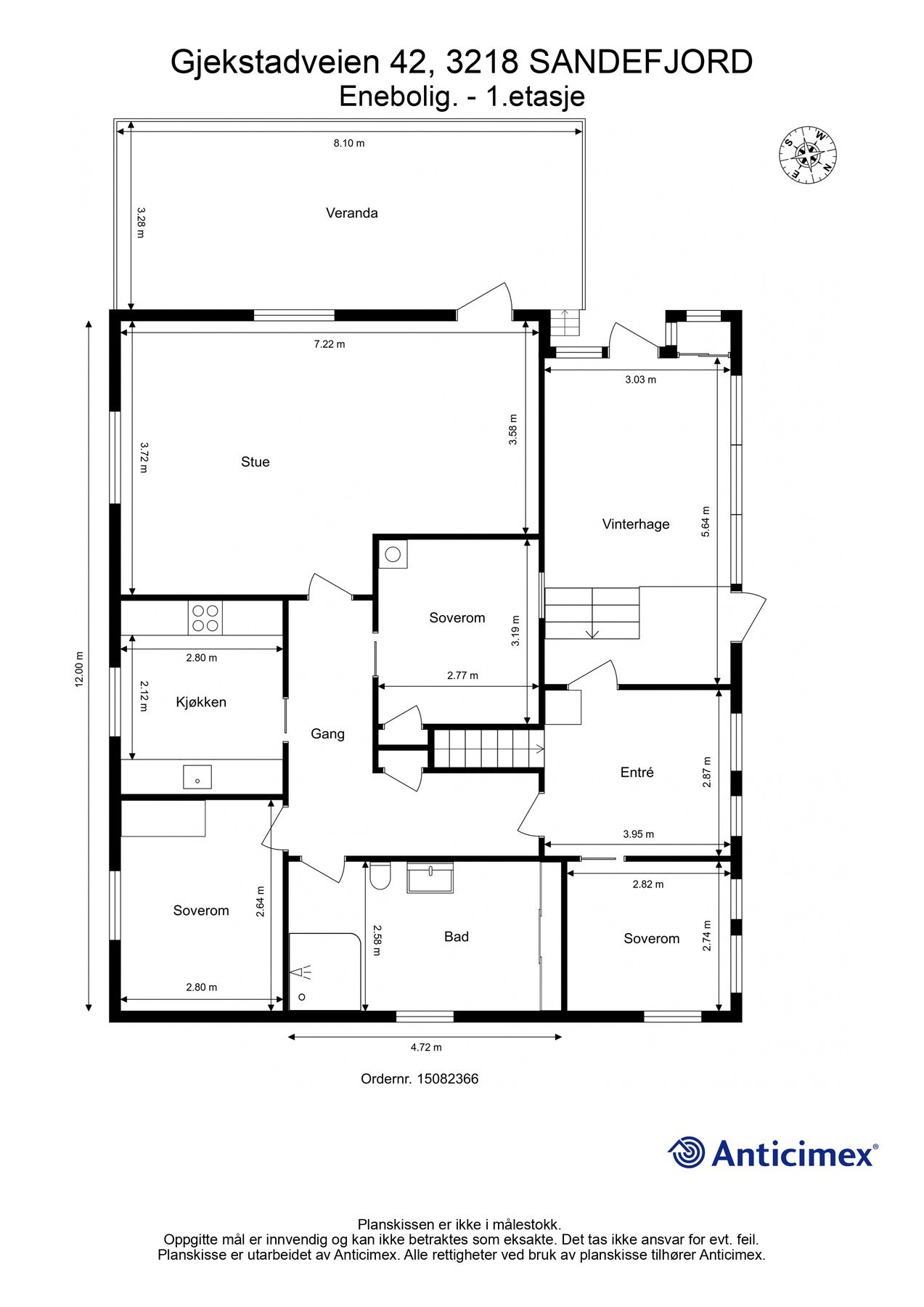 Planløsning 1.etasje Galleribilde