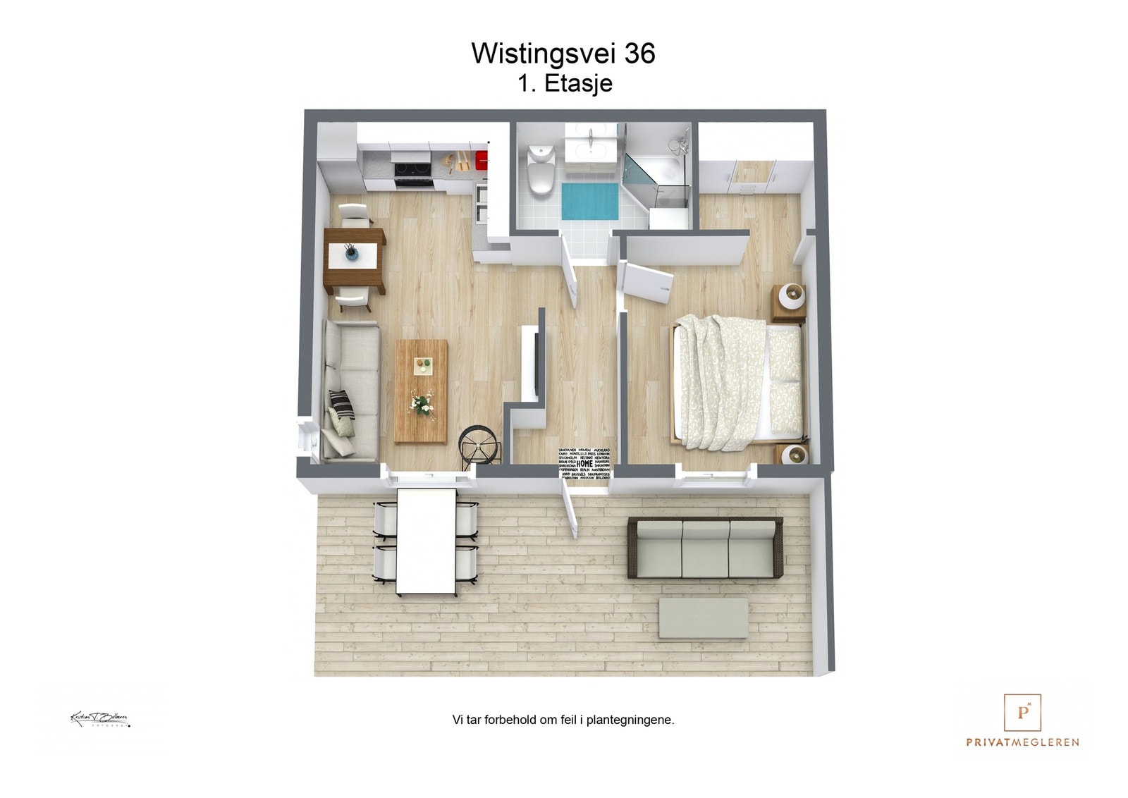 3 D plantegning Galleribilde
