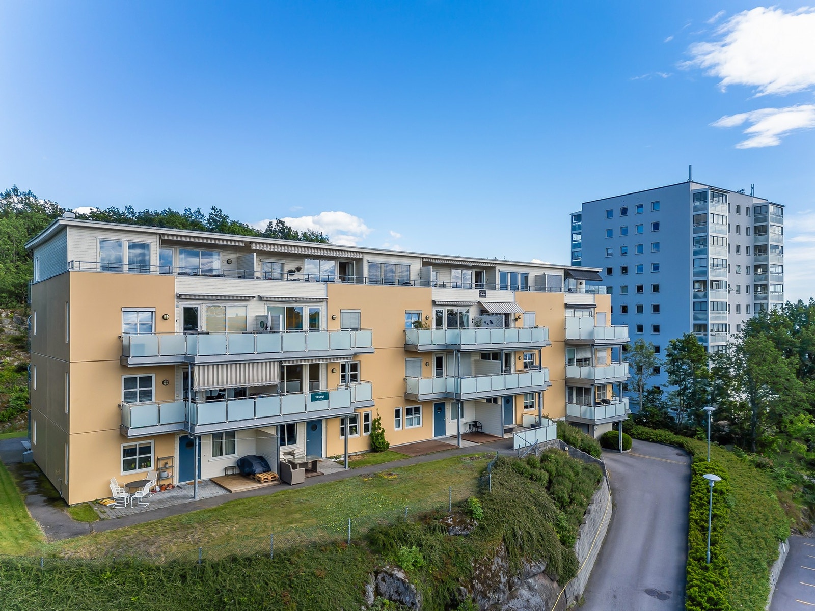 Her ser vi oppgjøringen til garasjeanlegget Galleribilde