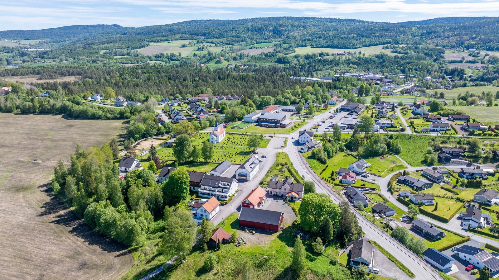 Gangavtand til skole, barnehage, butikker og idrettsanlegg Galleribilde