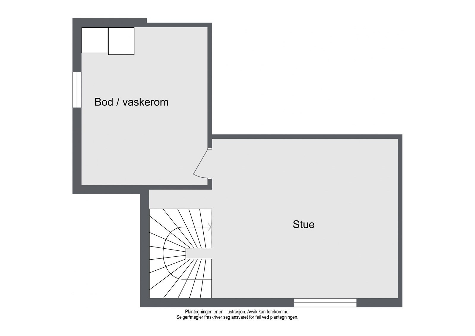 Planskisse kjelleretasje Galleribilde