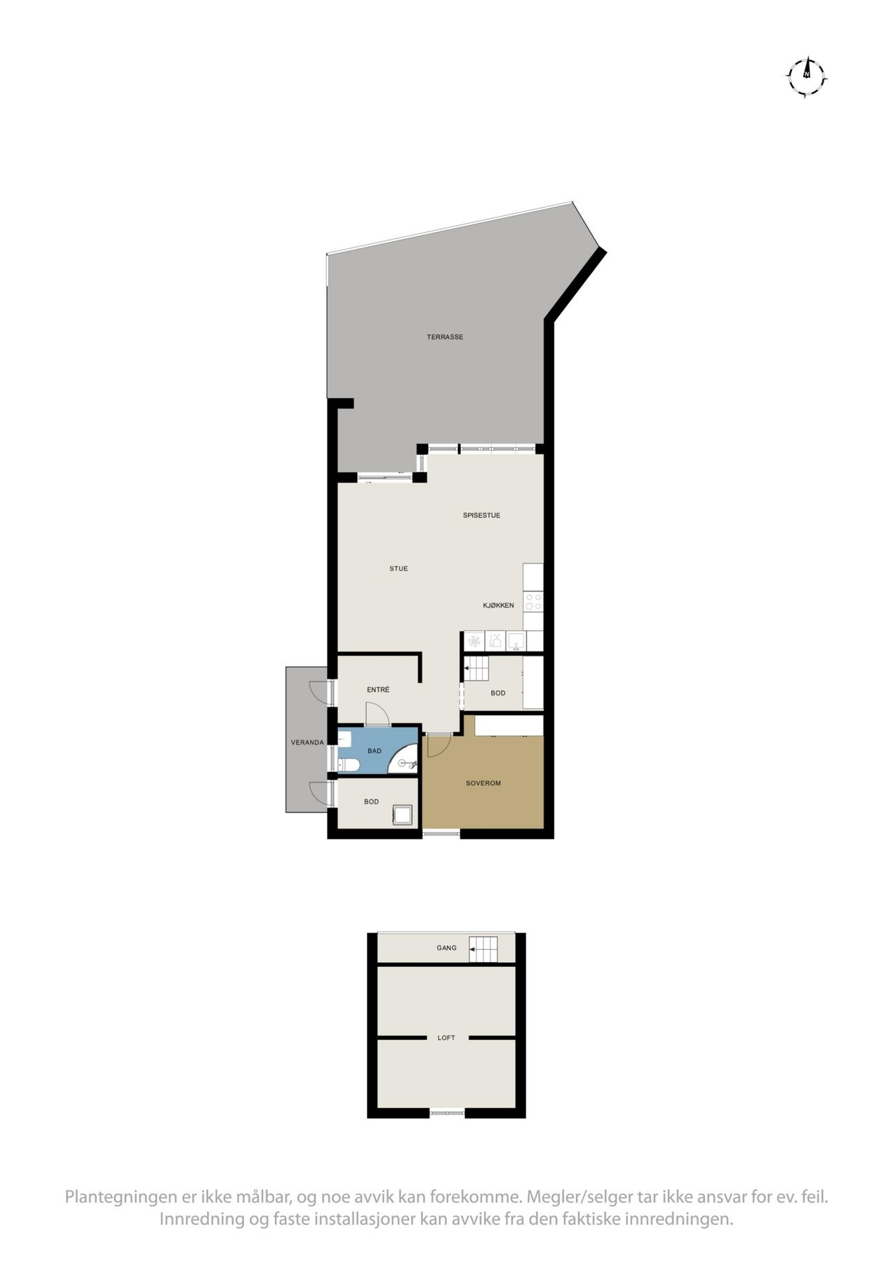Planskisse oversikt. Galleribilde