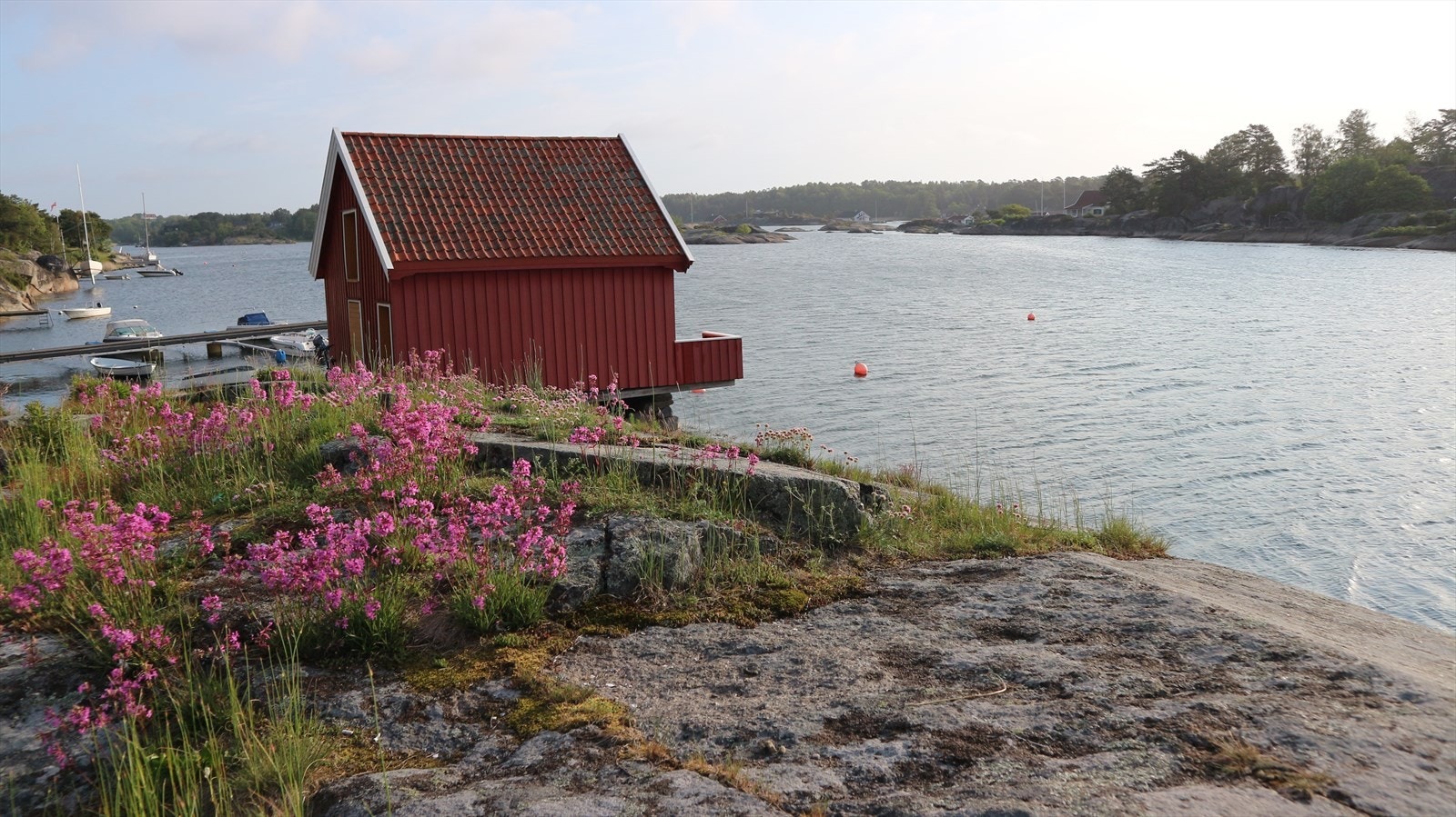 Fra eiendommen er det bare en kort spasertur til vannet Galleribilde