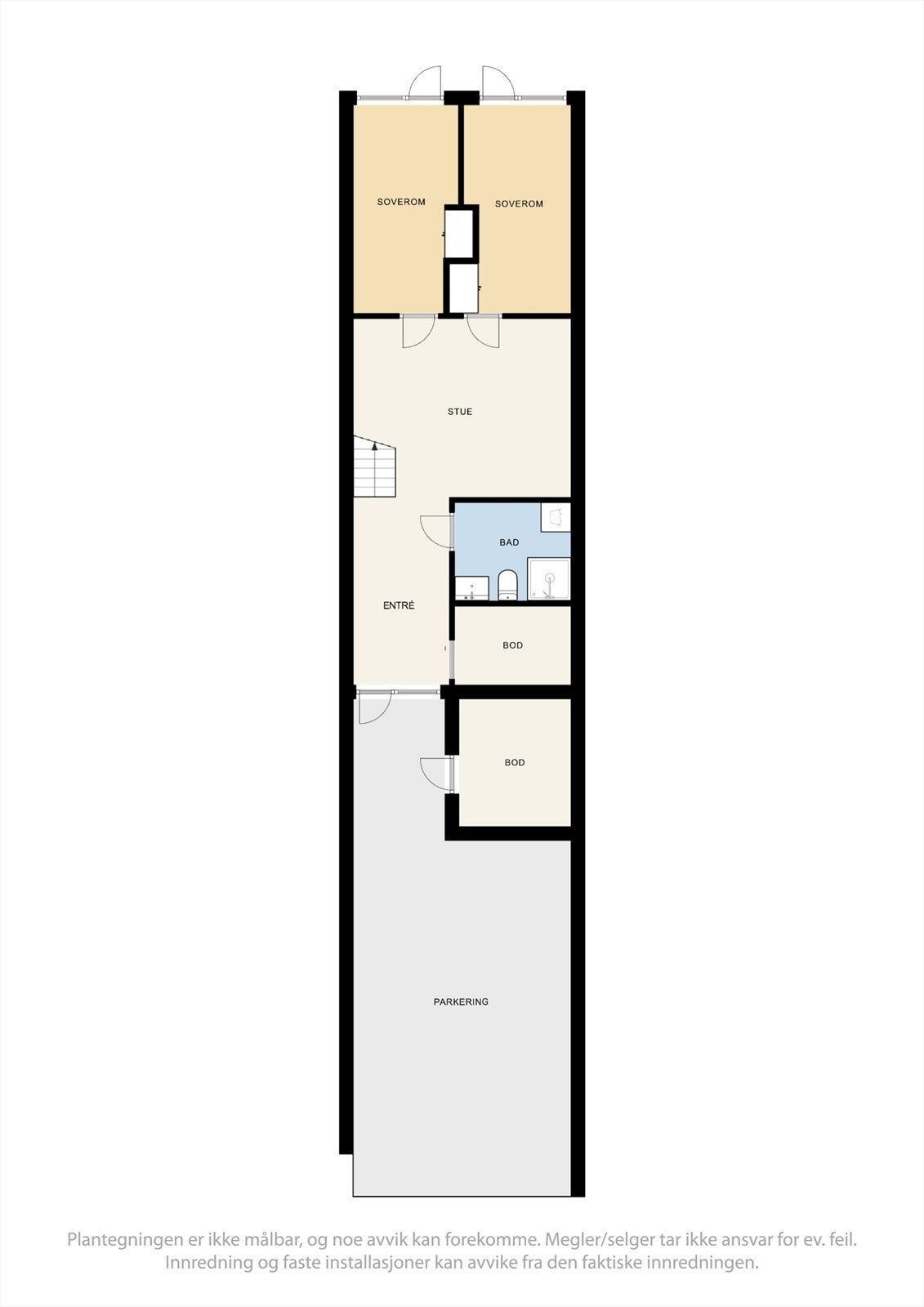Plantegning 1. etasje Galleribilde