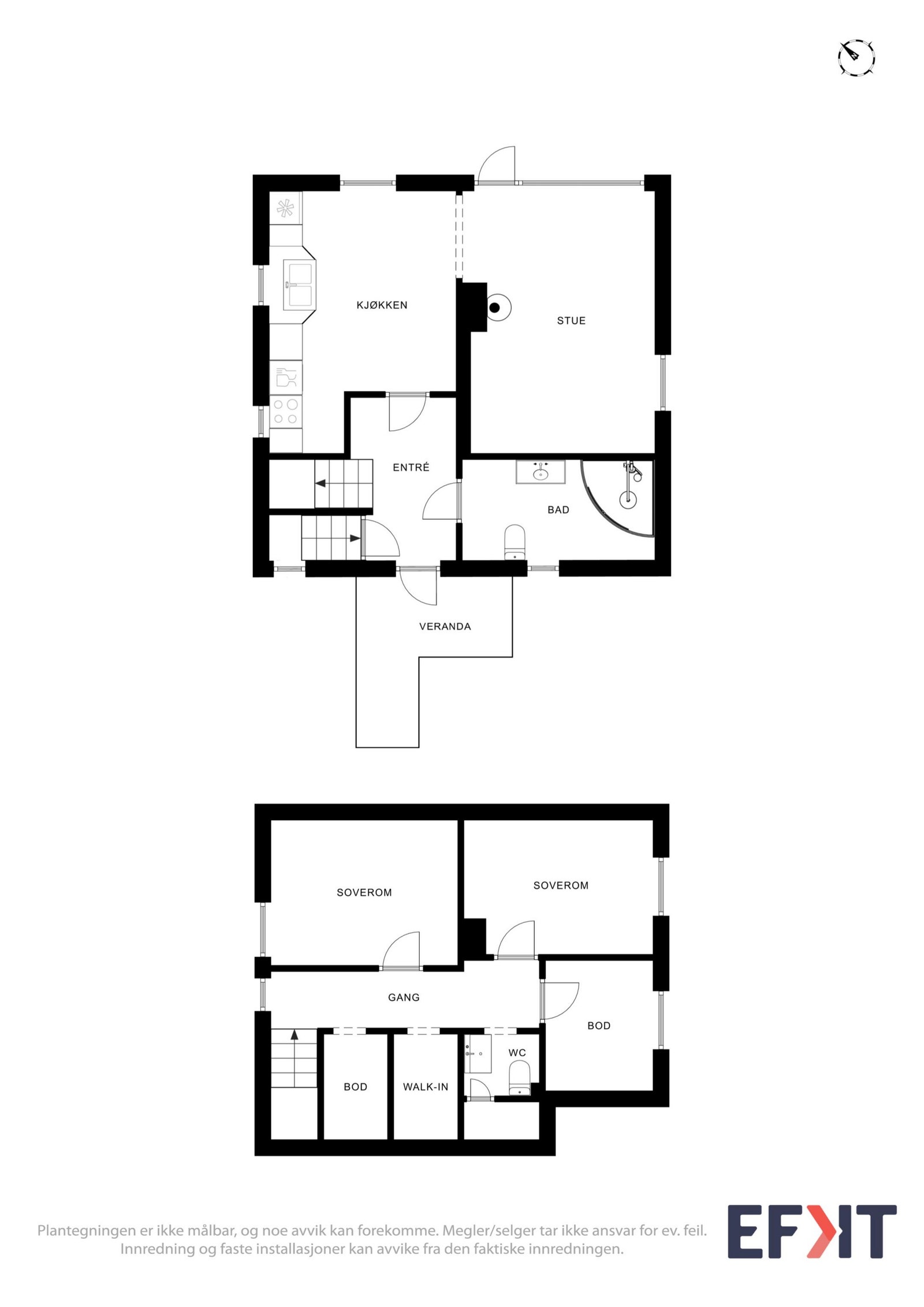 Plantegning Galleribilde