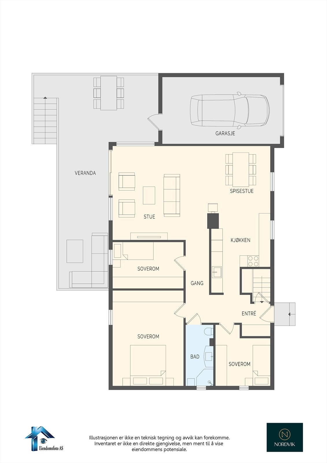 Planskisse 1. Etasje Galleribilde