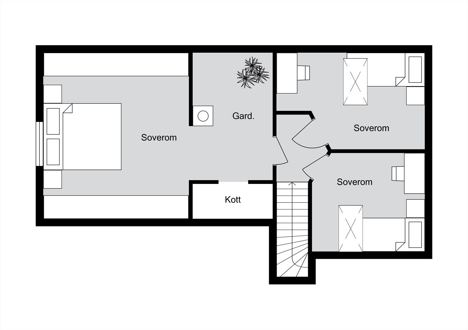 Plantegning - Loftsetasjen Galleribilde