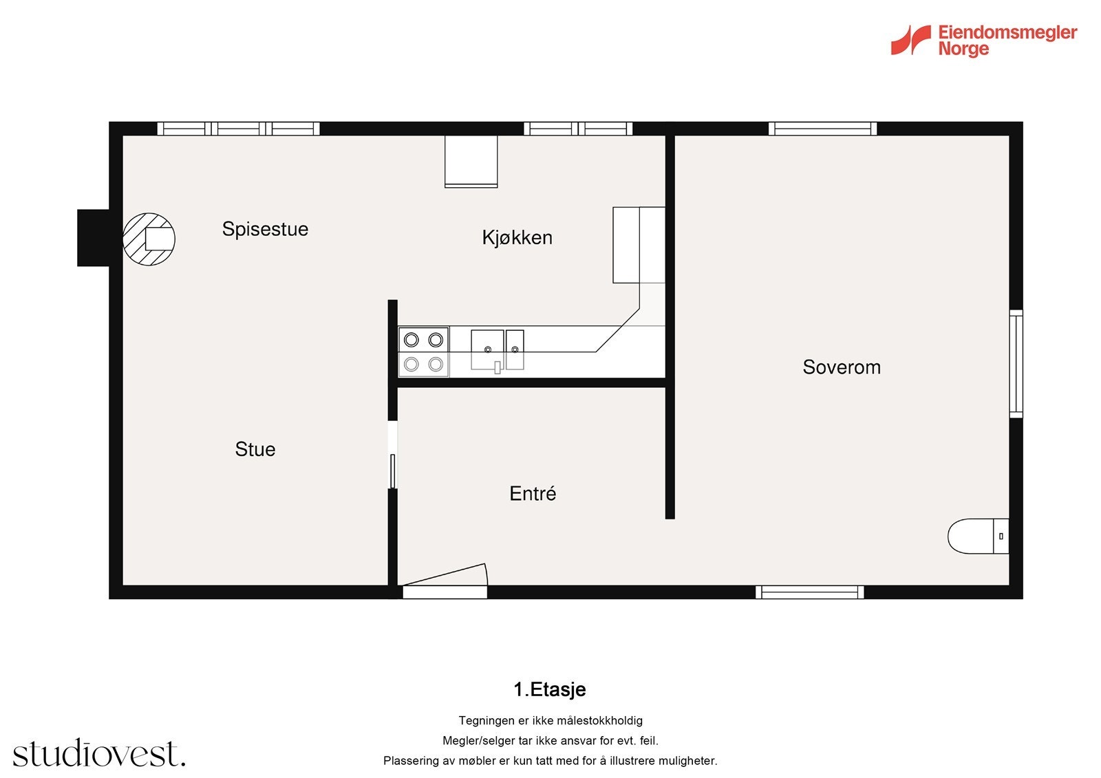 Plantegning Galleribilde