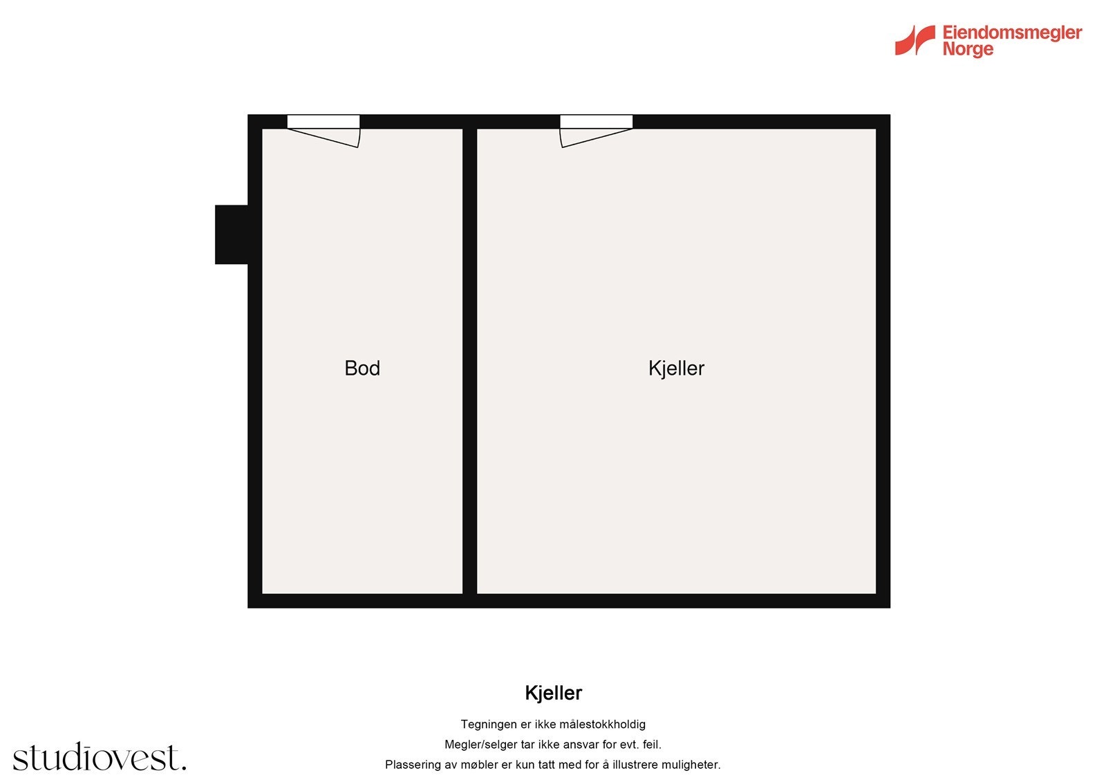Plantegning kjeller Galleribilde