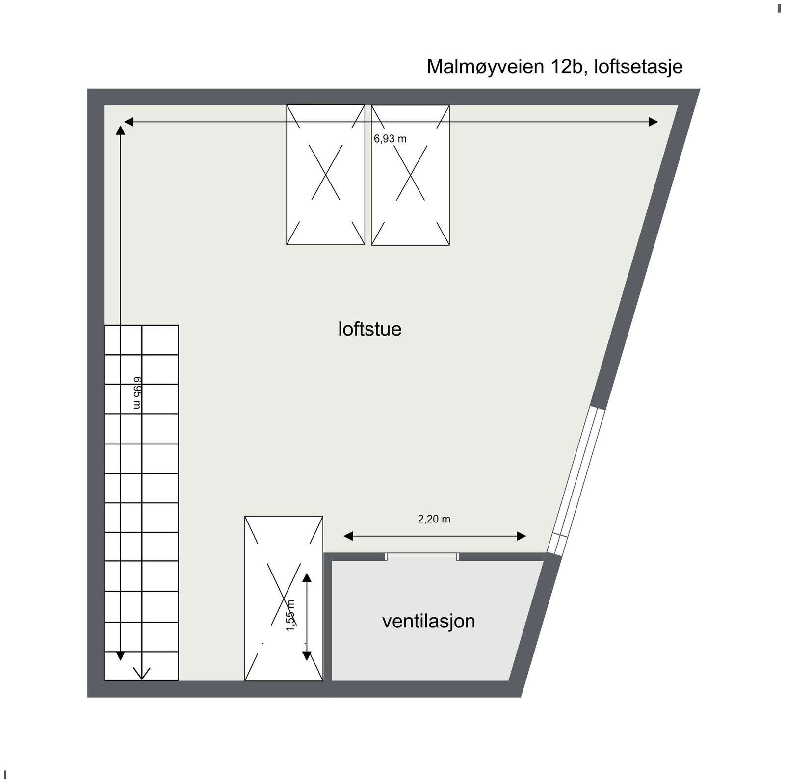 Loftsetasje Galleribilde