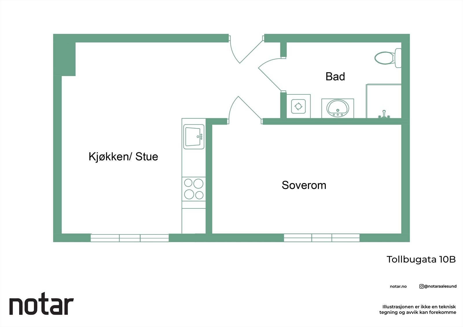 Plantegning Galleribilde
