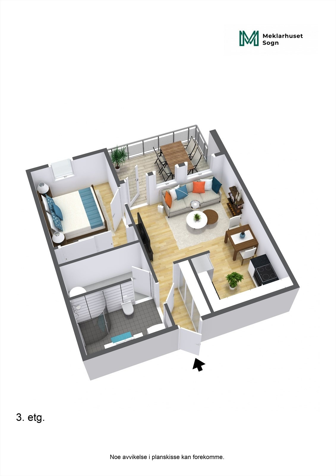 Planteikning 3D Galleribilde