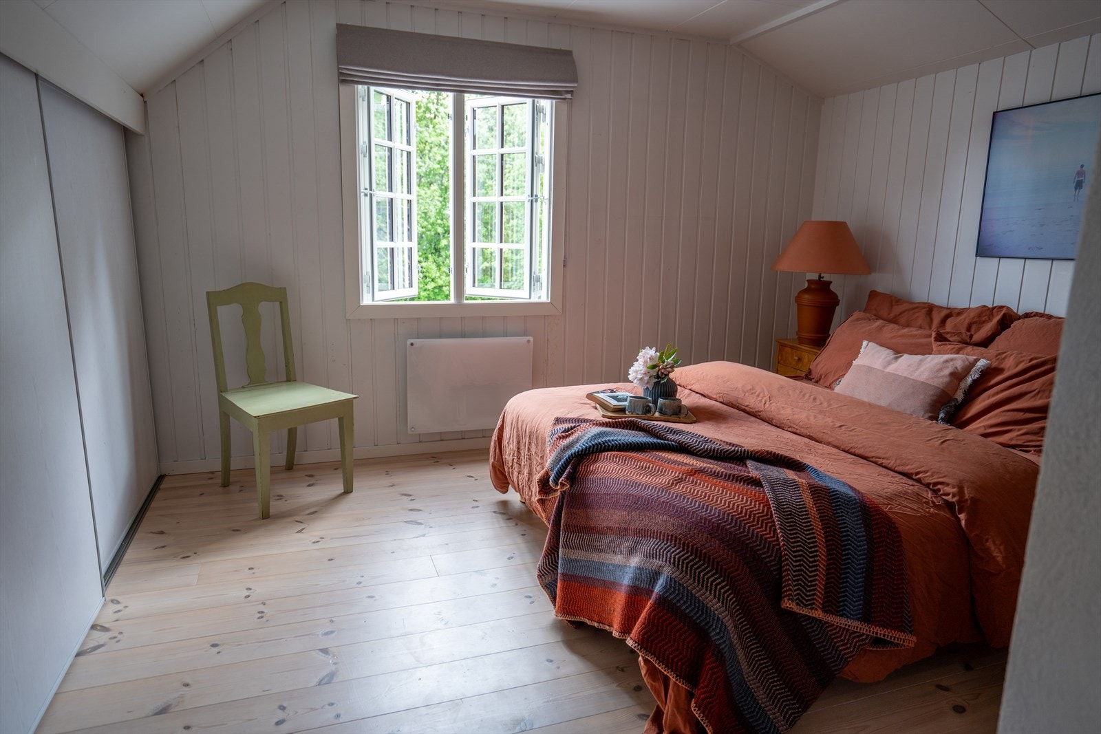 Soverom 4, i 2. etg. i den originale delen av huset. Galleribilde