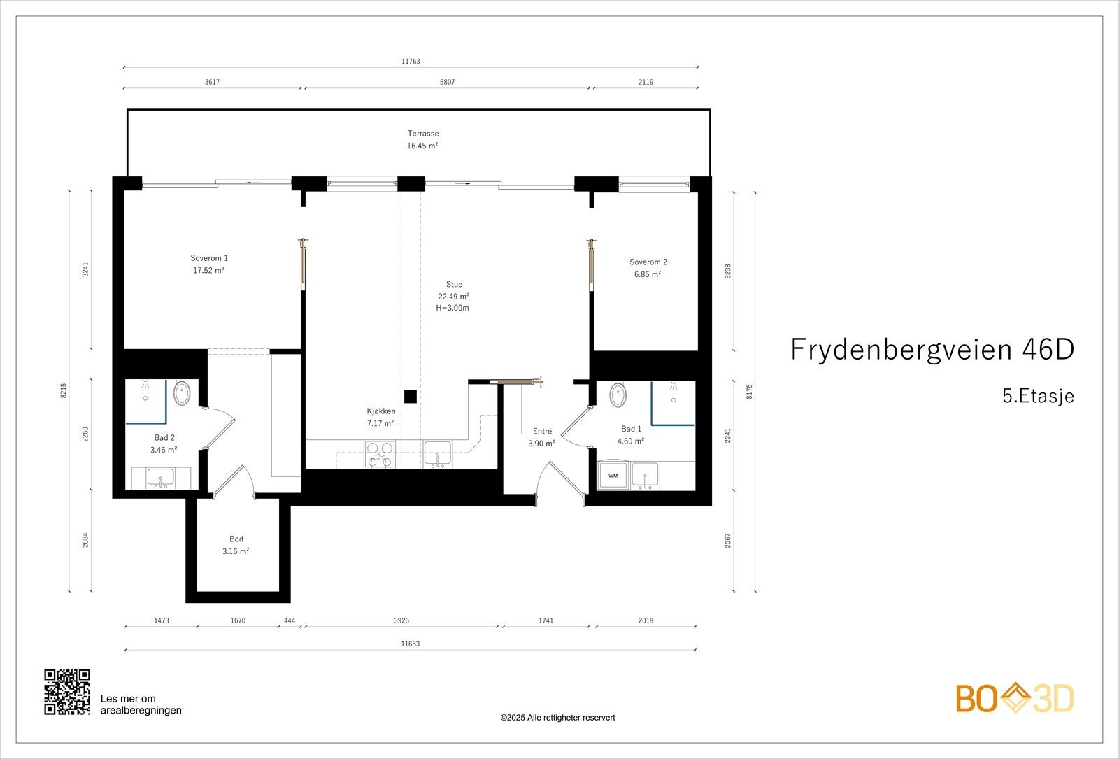 Plantegning Galleribilde