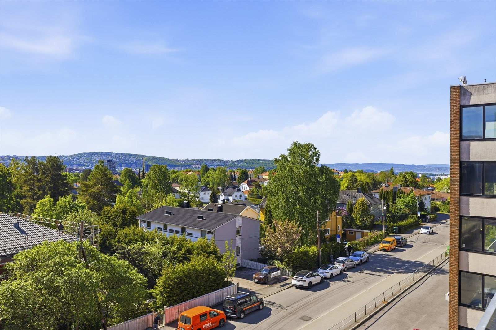 Nydelig utsikt fra leiligheten. Galleribilde