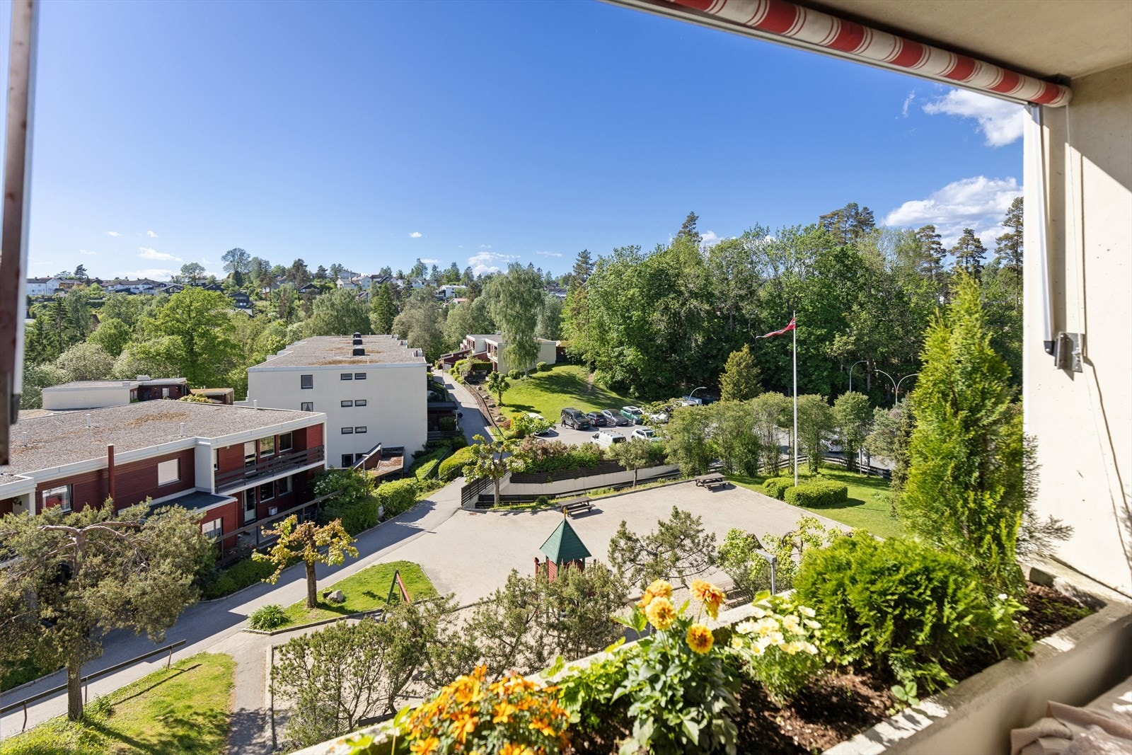 Hyggelig utsikt mot vest. Galleribilde