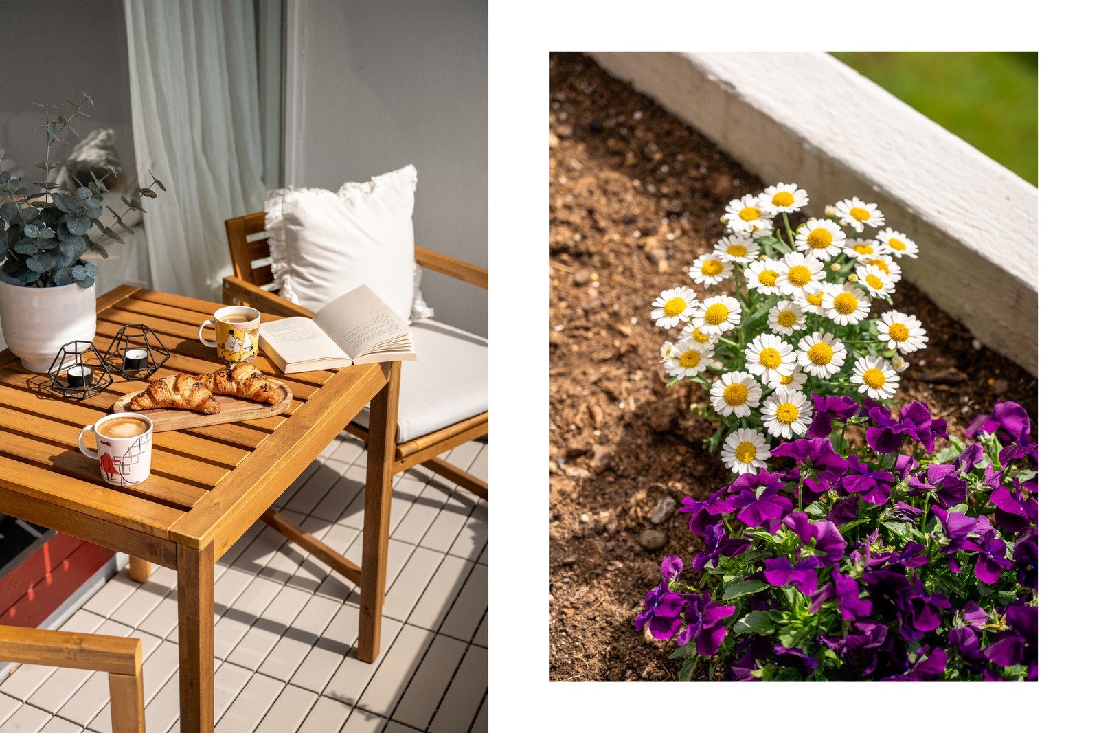 Balkongen har også en hyggelig plantekasse hvor det kan plantes etter eget ønske! Galleribilde