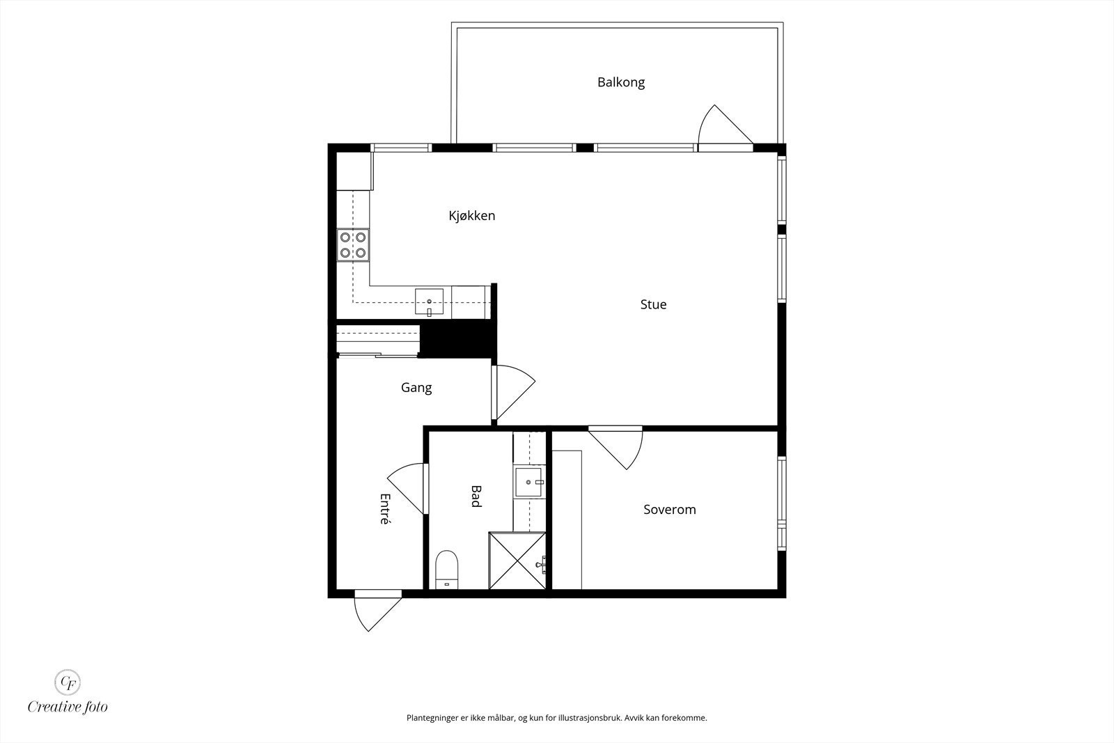 Plantegning Galleribilde