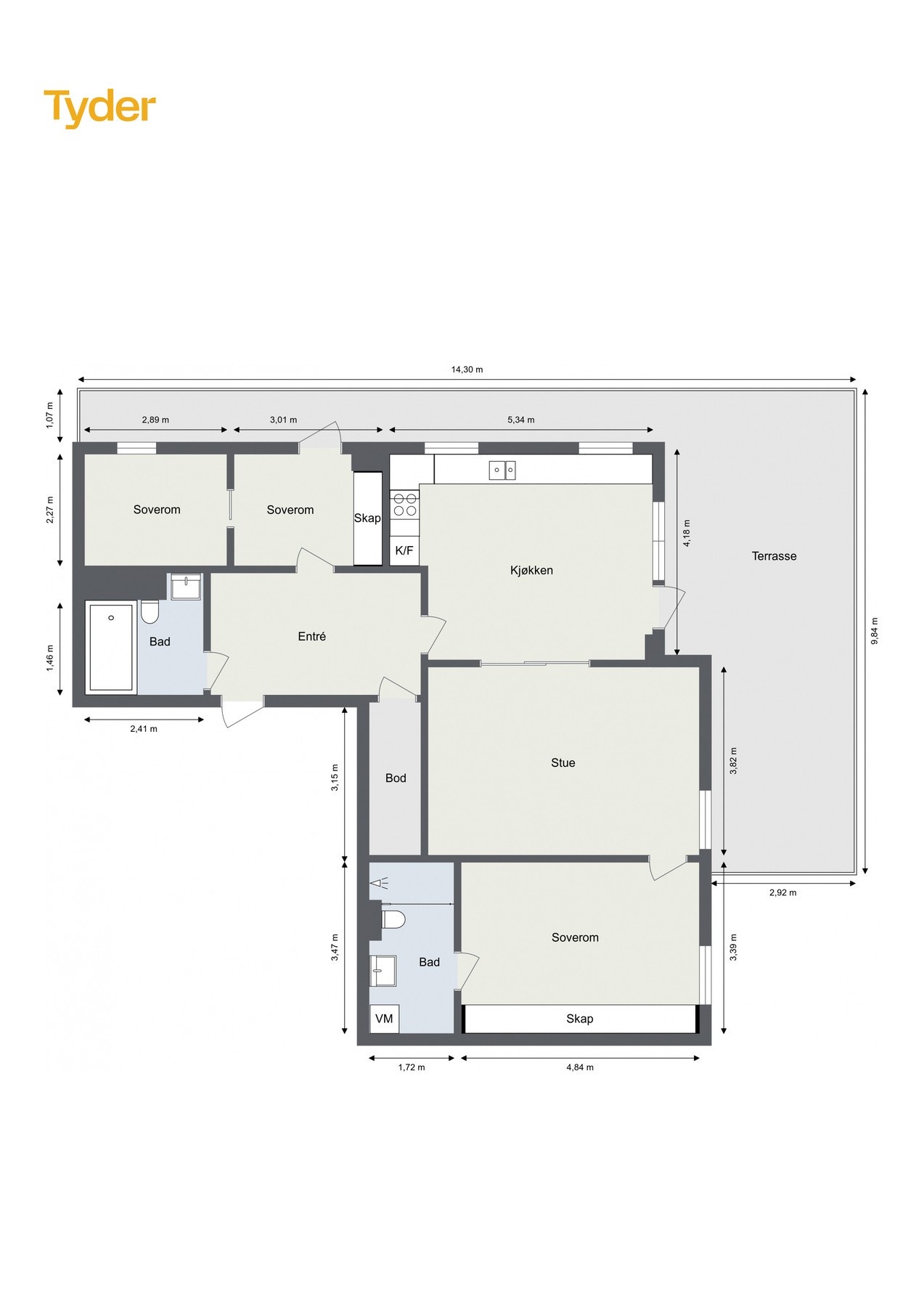 Plantegning. Galleribilde