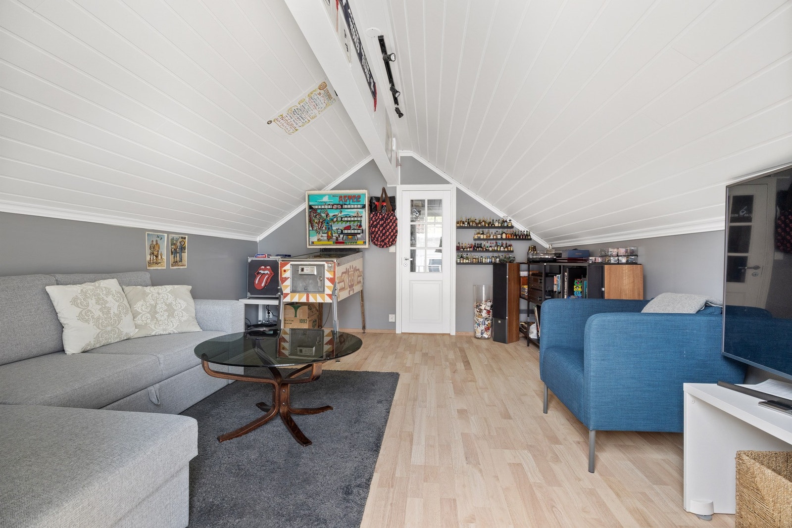 Loft garasje Galleribilde