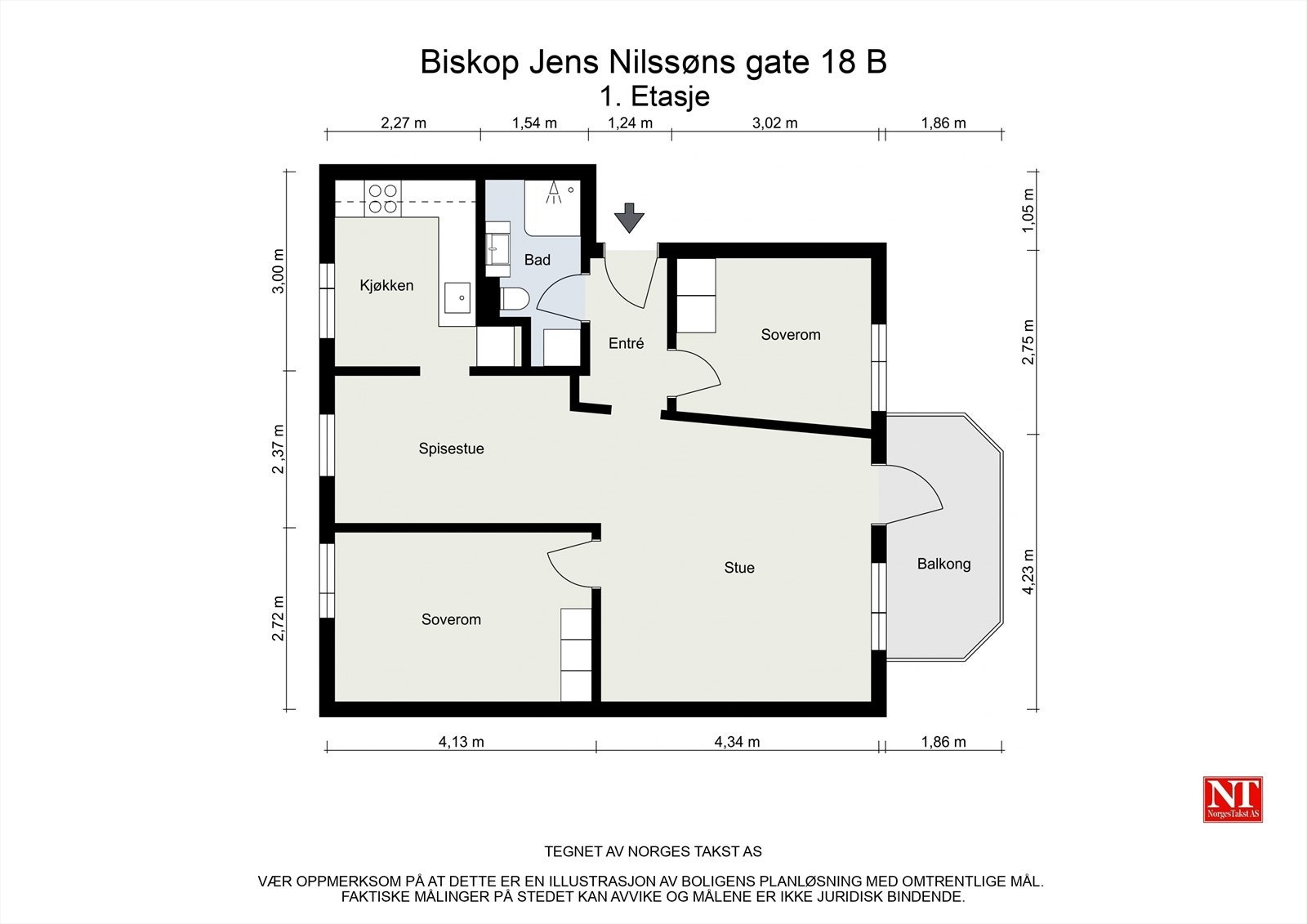 Plantegning Galleribilde