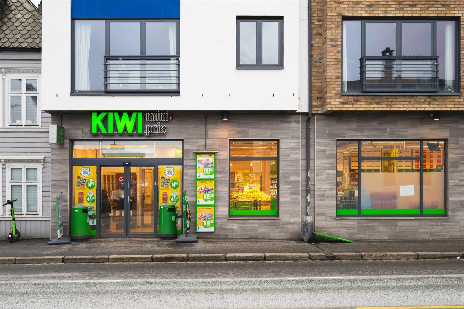 Det er få minutters gange til Kiwi på Nøstet. Galleribilde