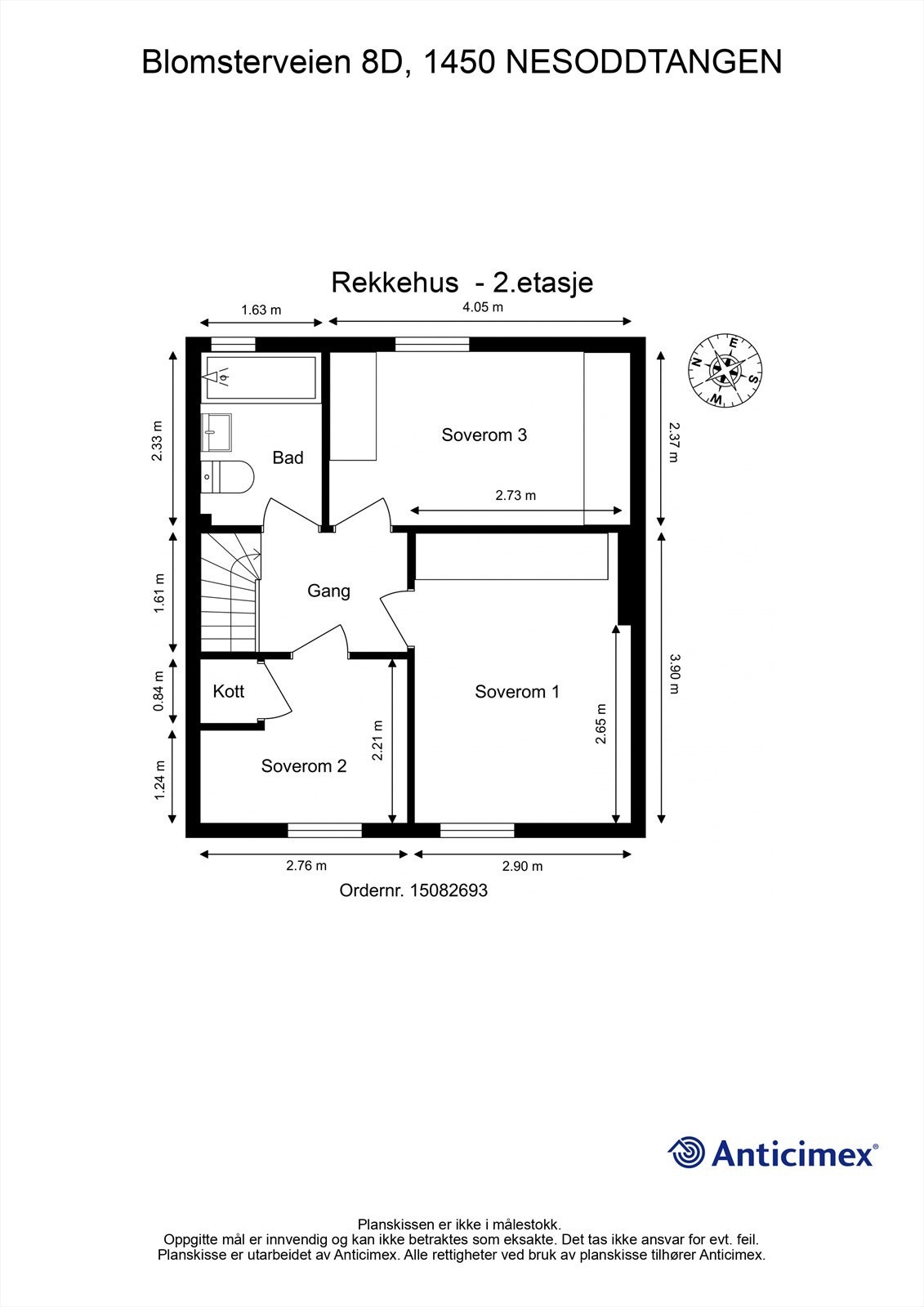 Plantegning 2.etasje Galleribilde
