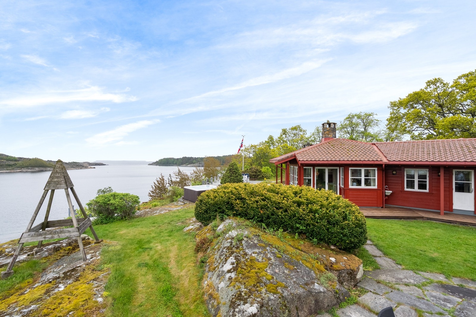 Flotte uteområder rundt hele landstedet Galleribilde
