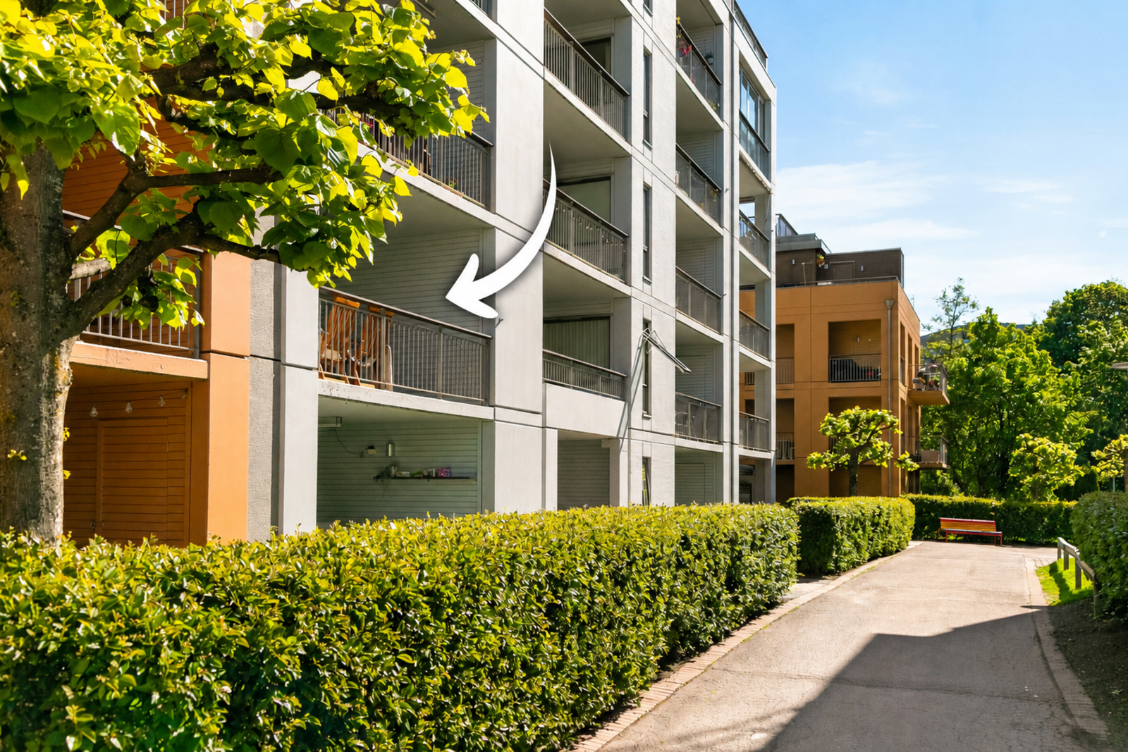Innholdsrik og barnevennlig 4-roms med balkong på 12 m² Galleribilde
