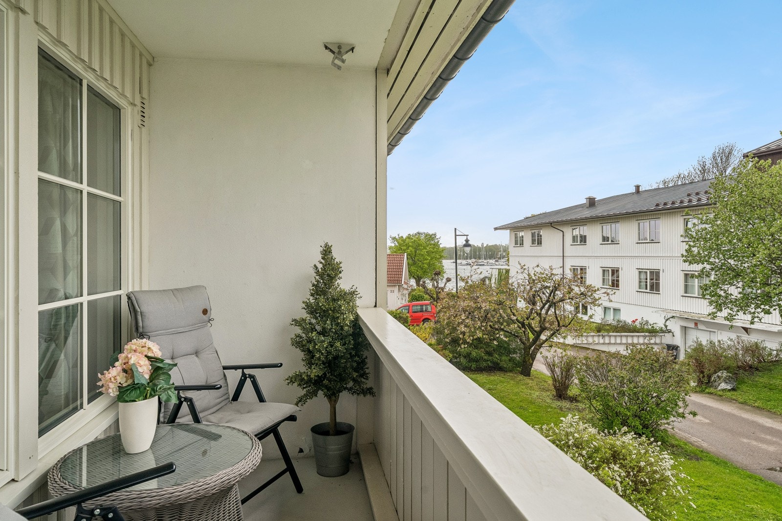 Balkong fra stuen Galleribilde