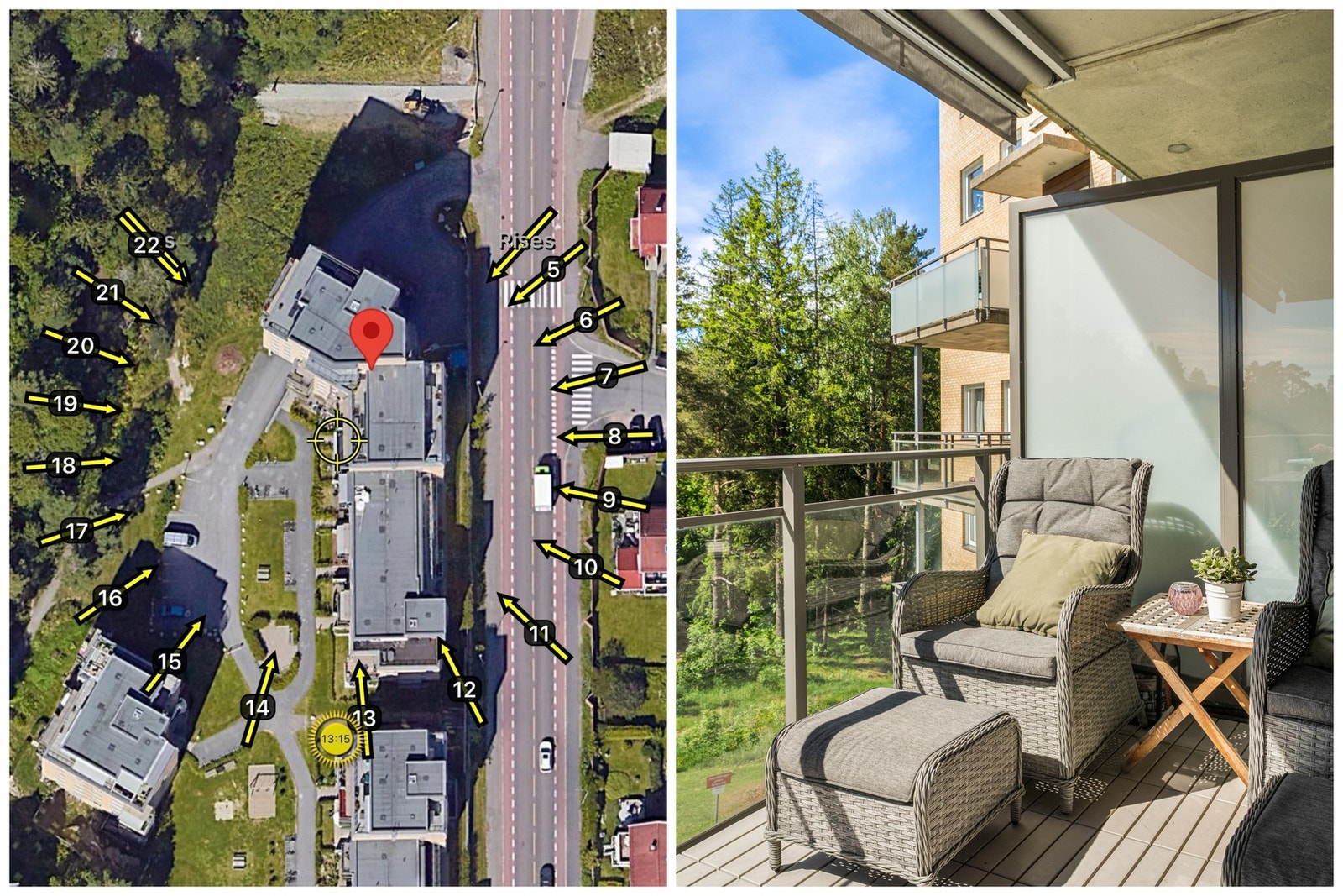 Den vestvendte beliggenheten gir gode solforhold. Her kan sommerdagene nytes til det fulle! Galleribilde