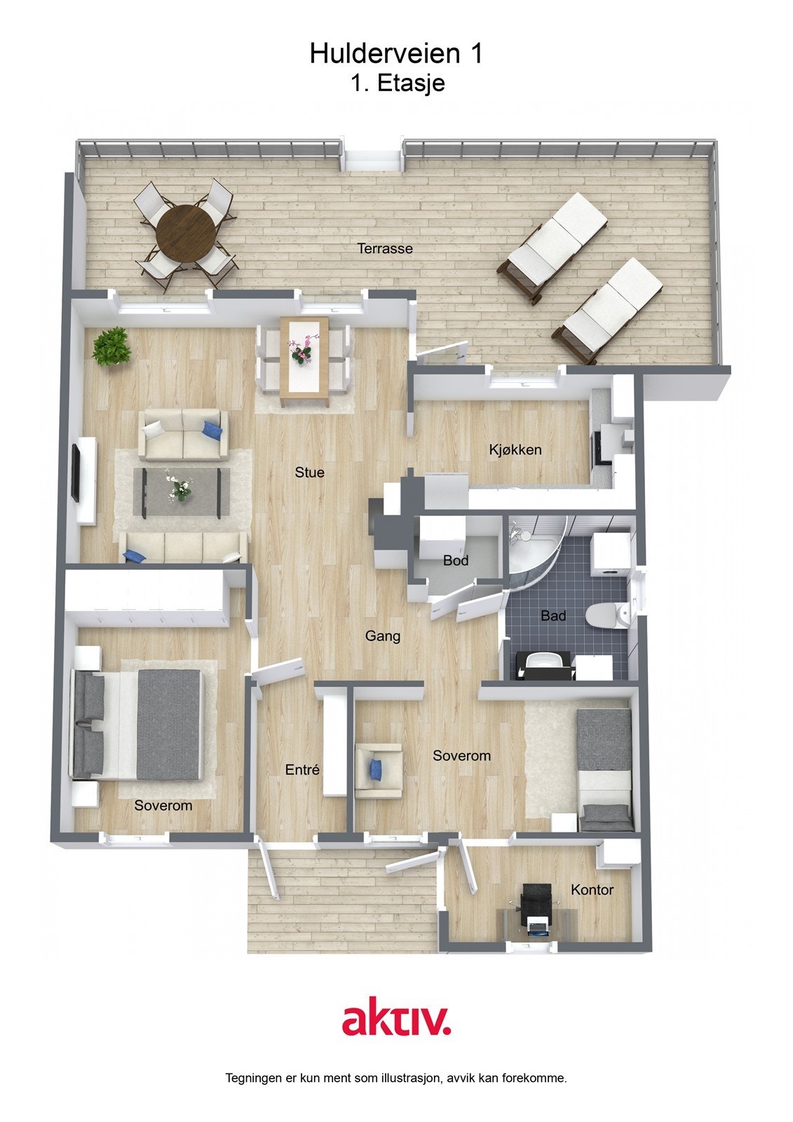 Plantegning Galleribilde