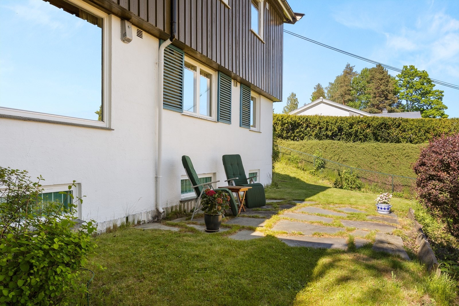 Fasaden ble malt i 2020 Galleribilde